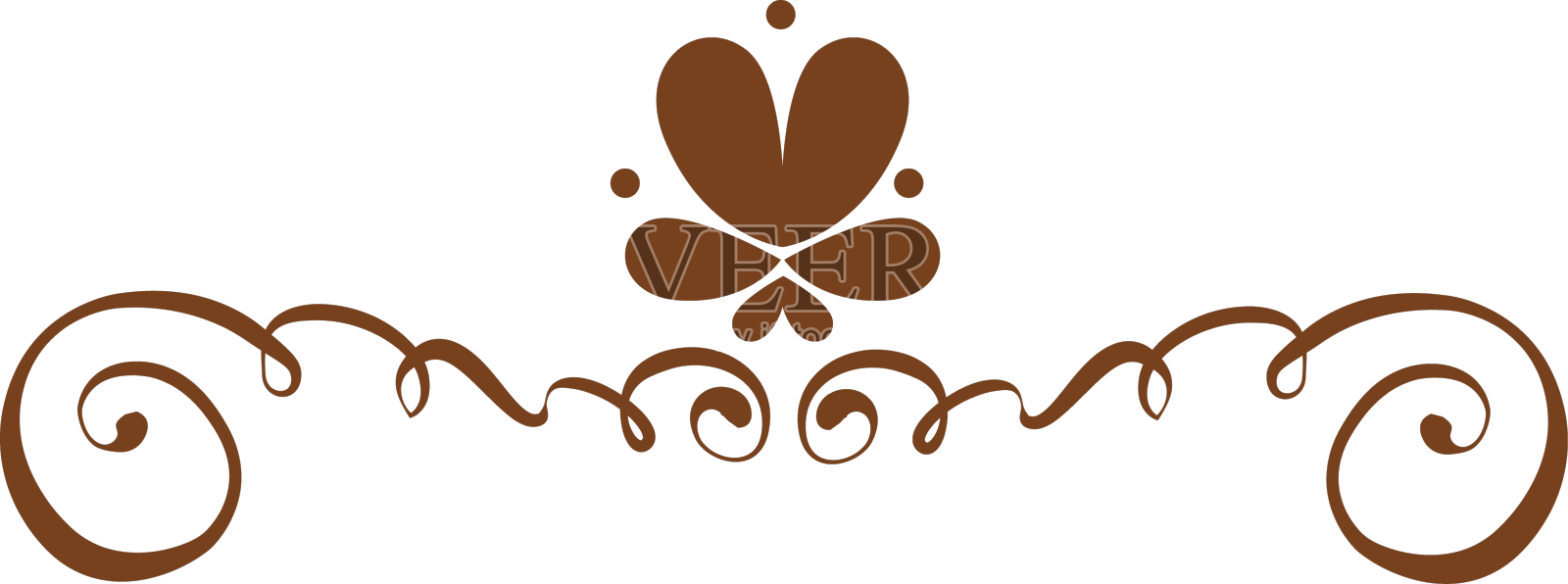 平面花卉装饰设计元素图片