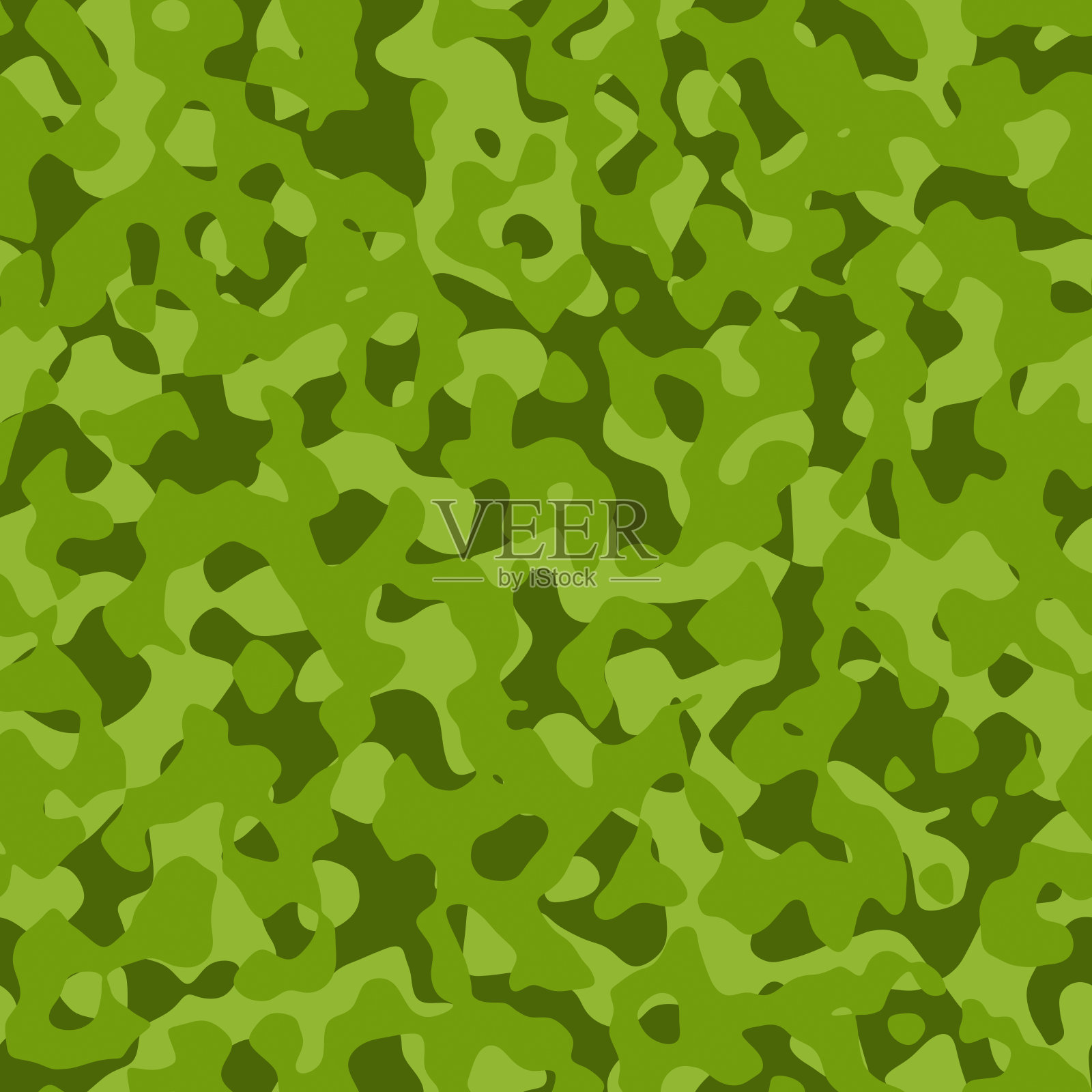 无缝的迷彩面料质感。无缝高分辨率(8000x8000)纹理。现代时尚的抽象纹理。光栅插图。插画图片素材