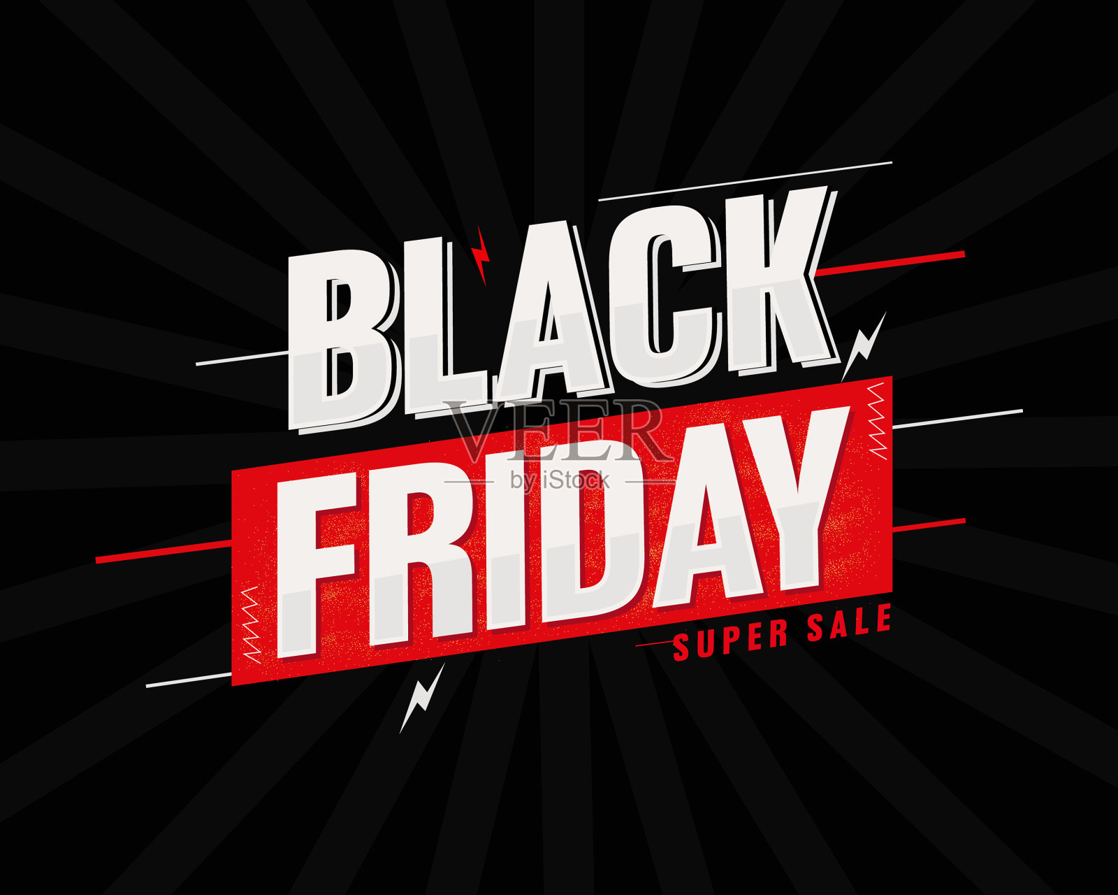 黑色星期五大减价插画图片素材