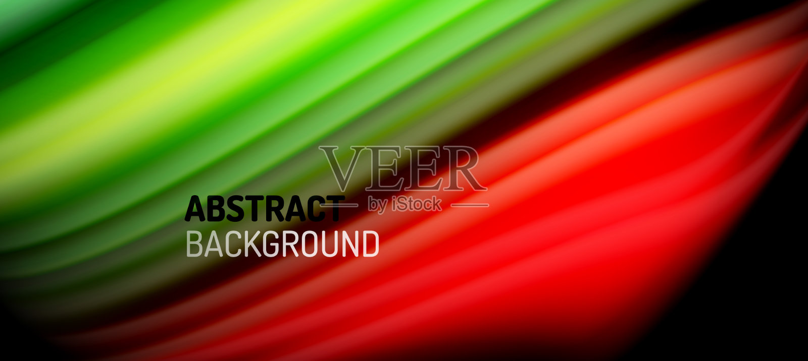 彩虹色波浪线上的黑色科技或插画图片素材