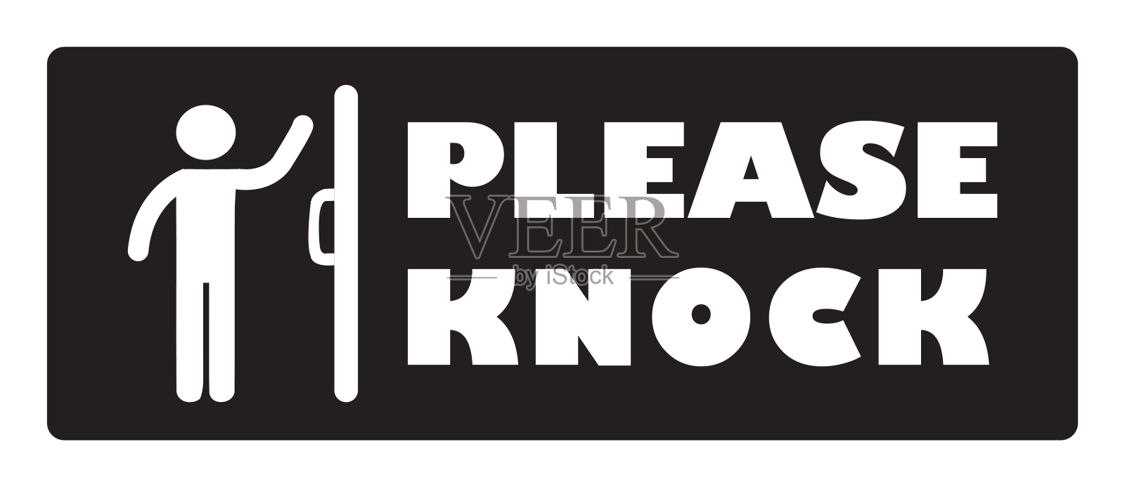 请敲门设计元素图片