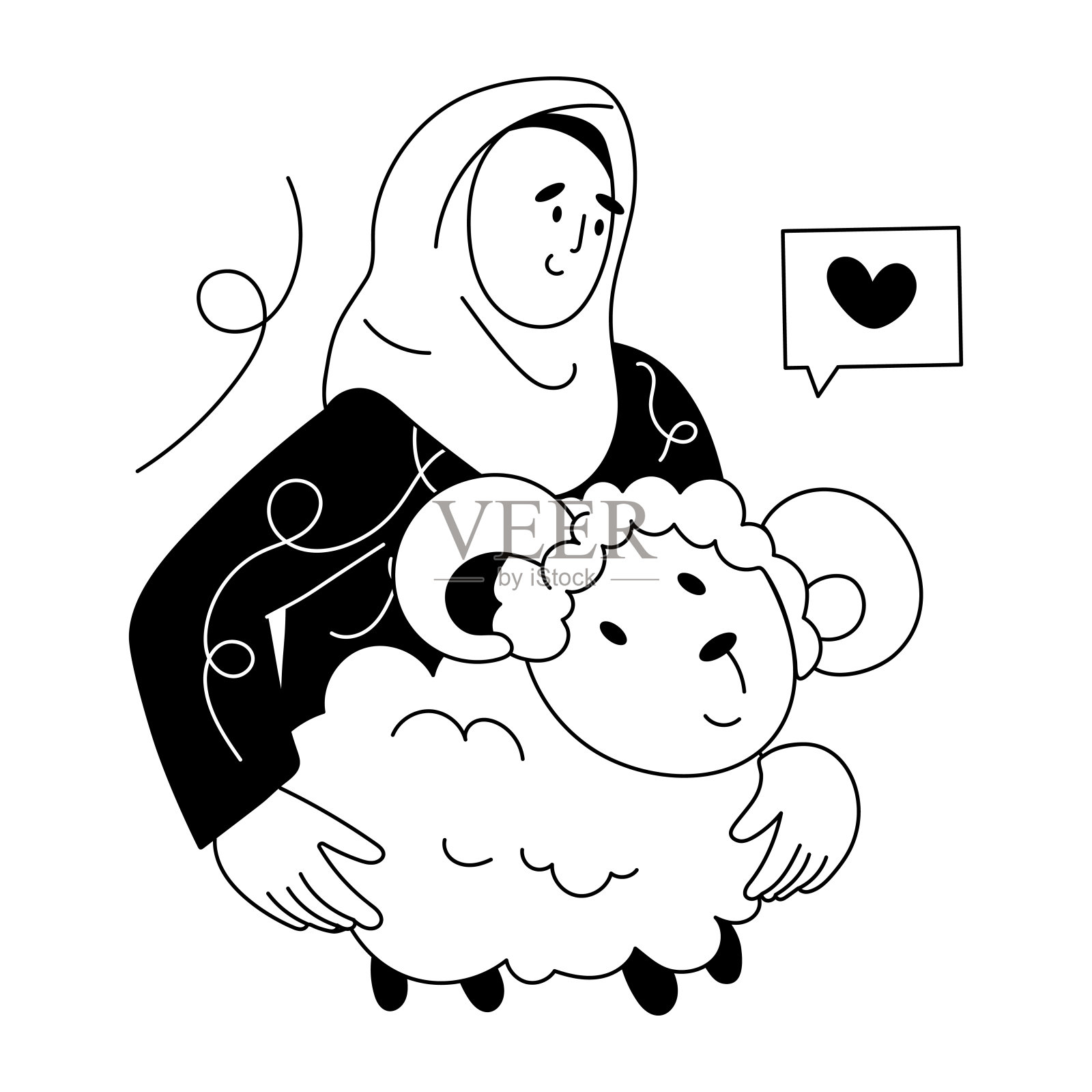 动物保健插画图片素材