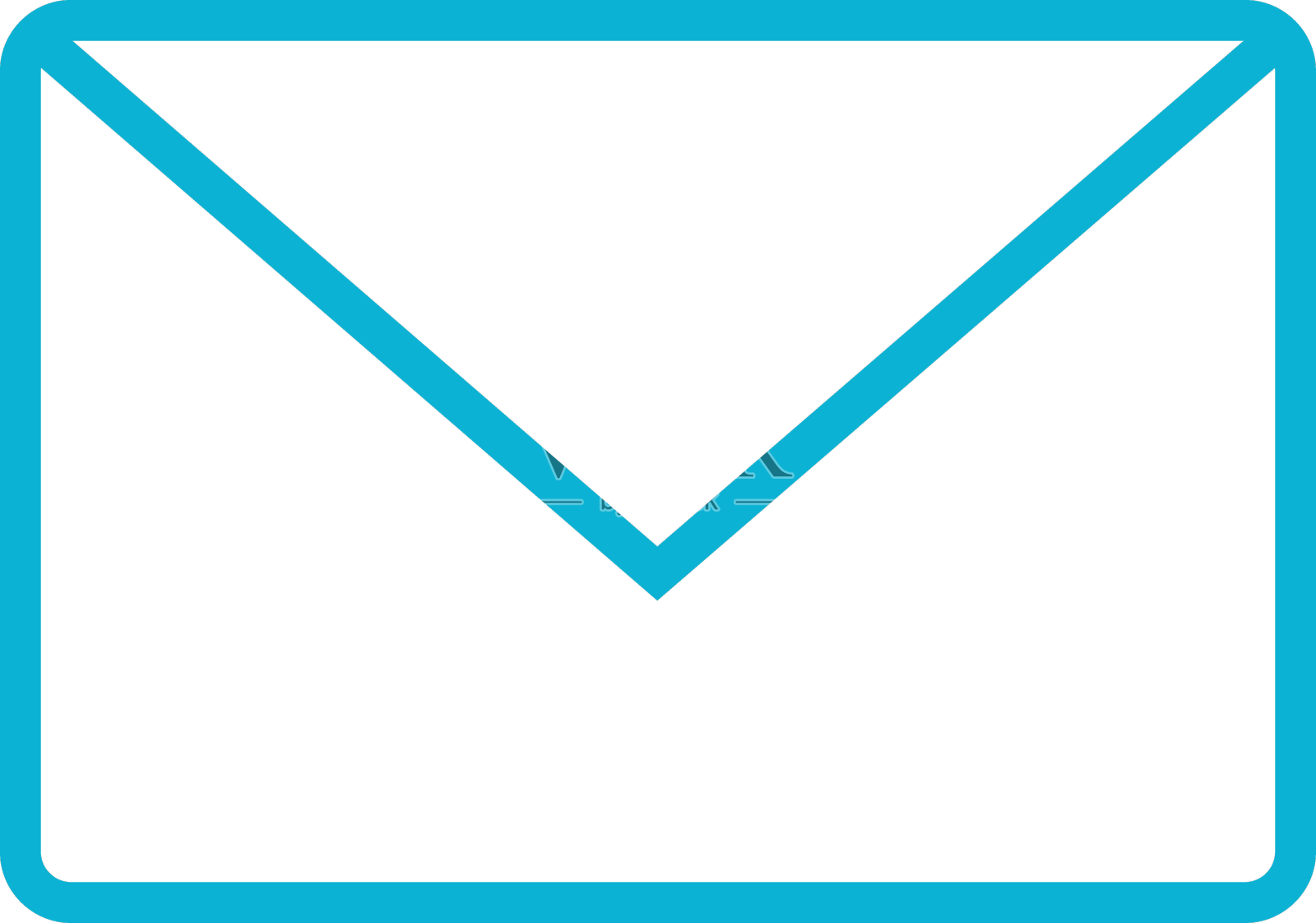 邮件消息扁笔画图标设计元素图片