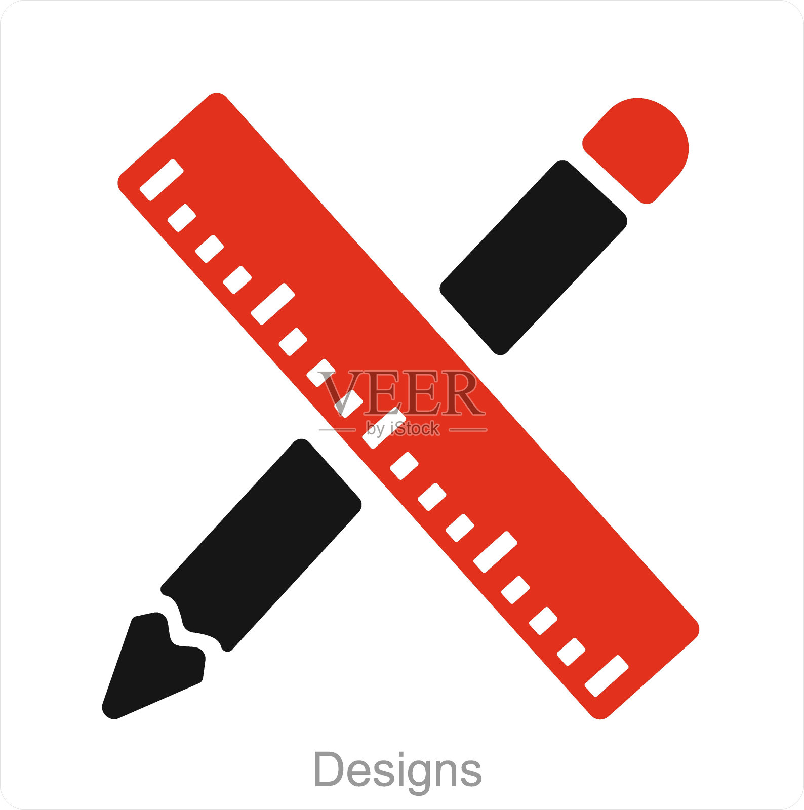 设计和工具图标概念插画图片素材