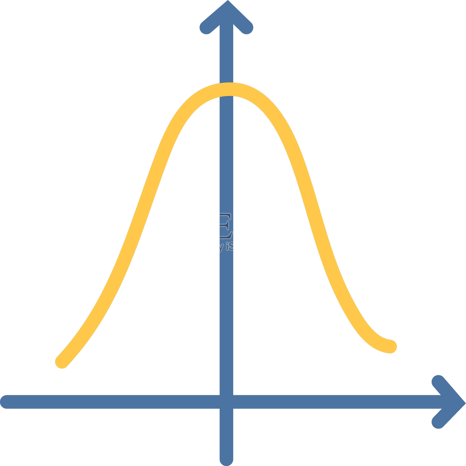 高斯钟形平坦设计元素图片