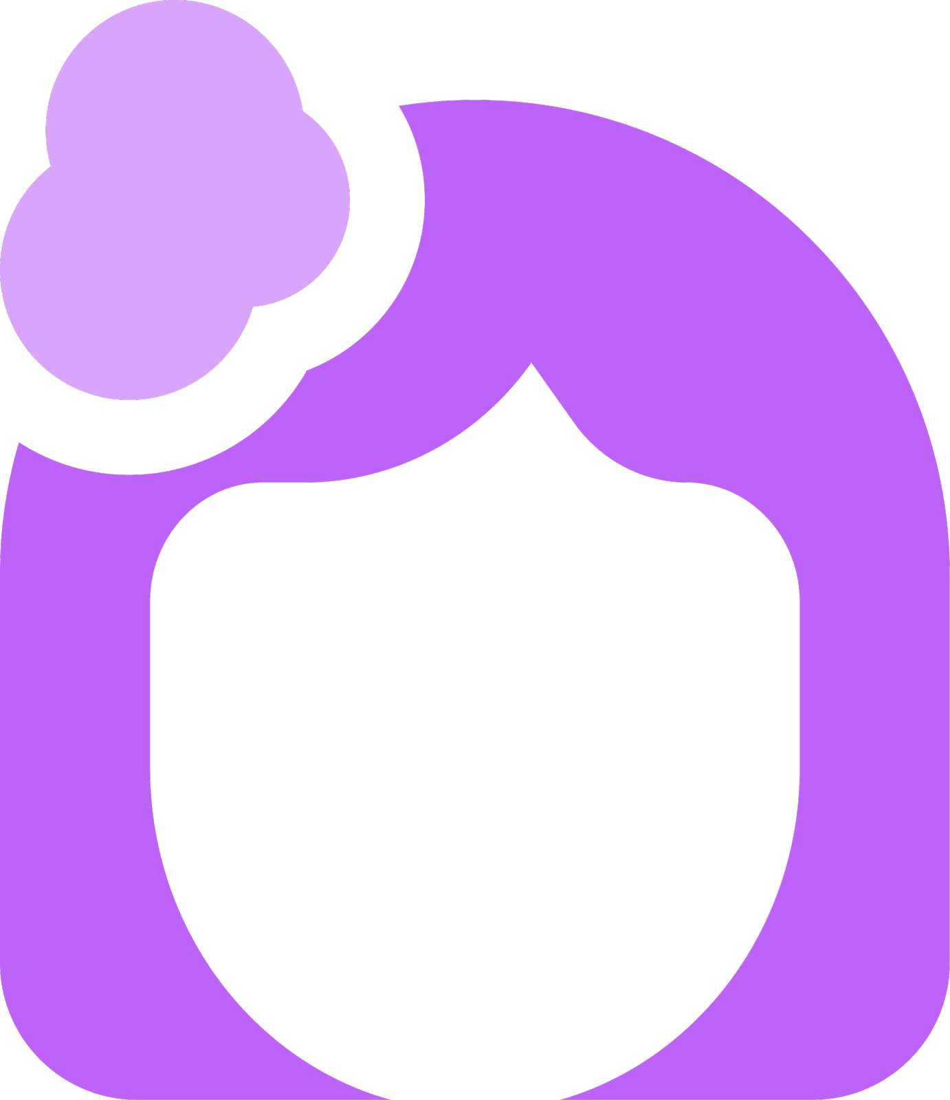 一位女士在美容院用奶油沐浴长发设计元素图片