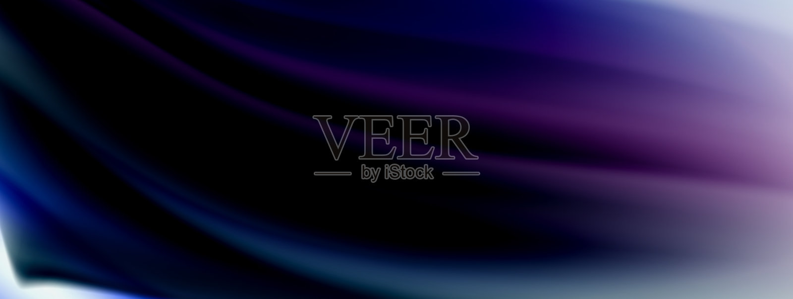 彩虹色丝绸模糊波浪线的背景上插画图片素材