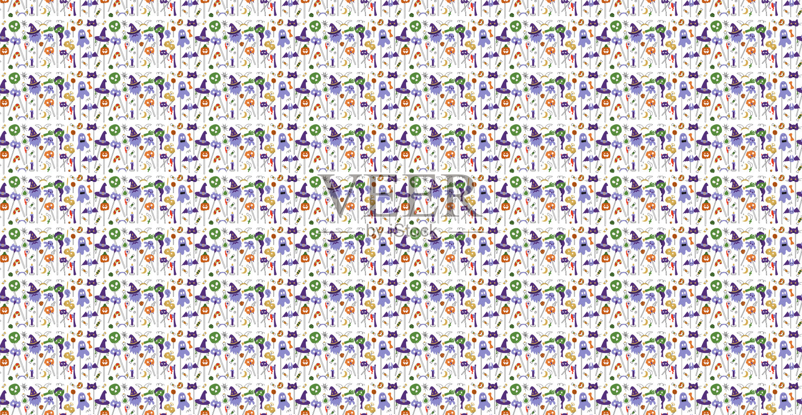 无缝图案的狂欢节面具插画图片素材