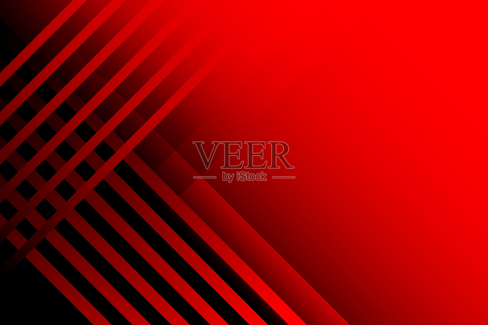 抽象的红色背景与条纹插画图片素材