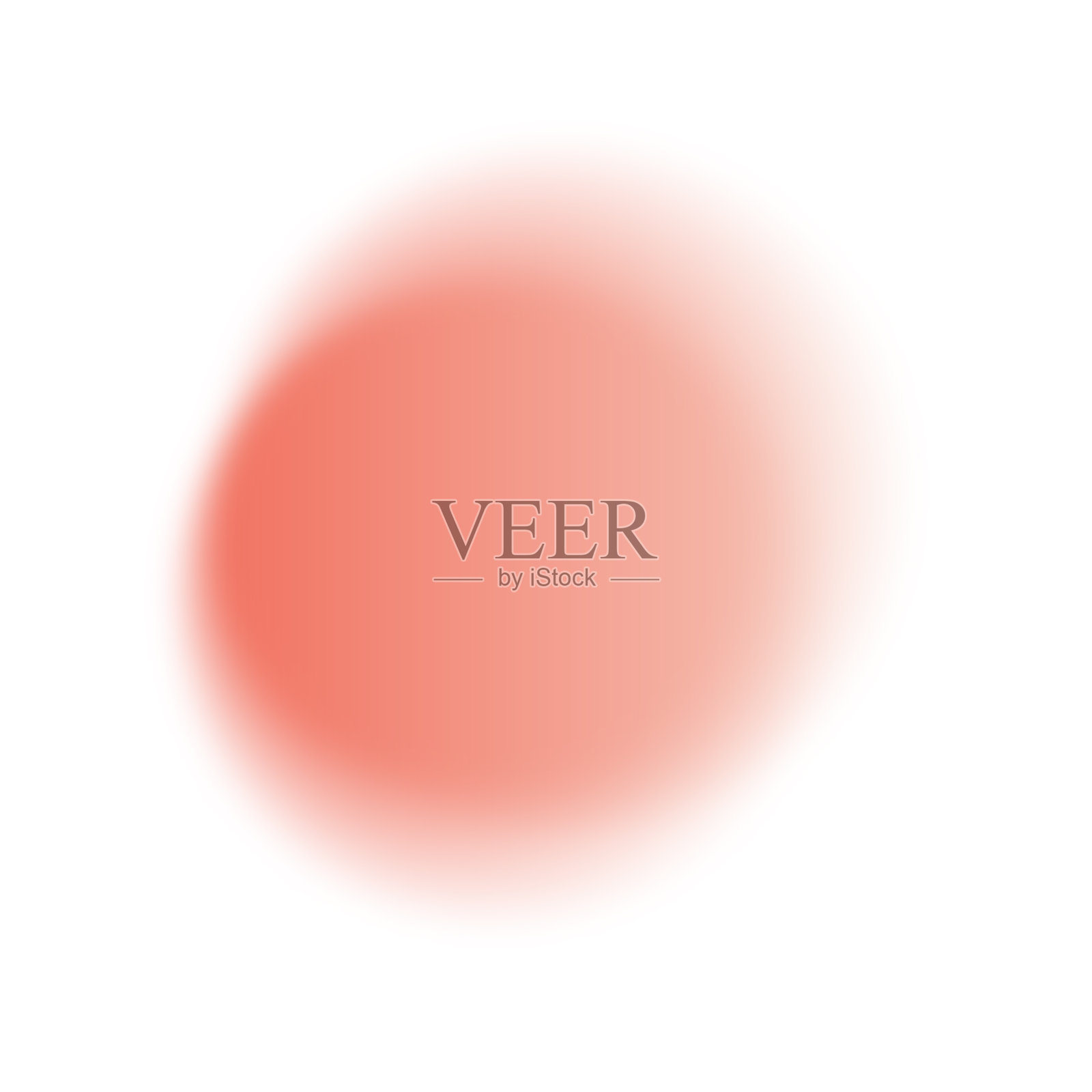 抽象梯度圆形框架设置彩色光插画图片素材