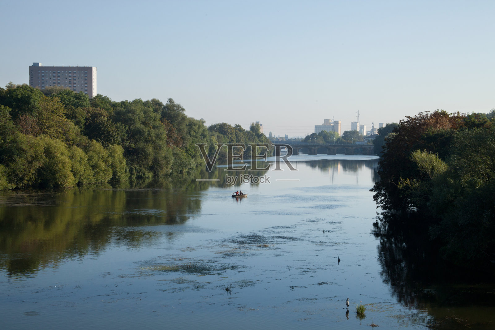 从莫特桥到梅斯的摩泽尔河照片摄影图片