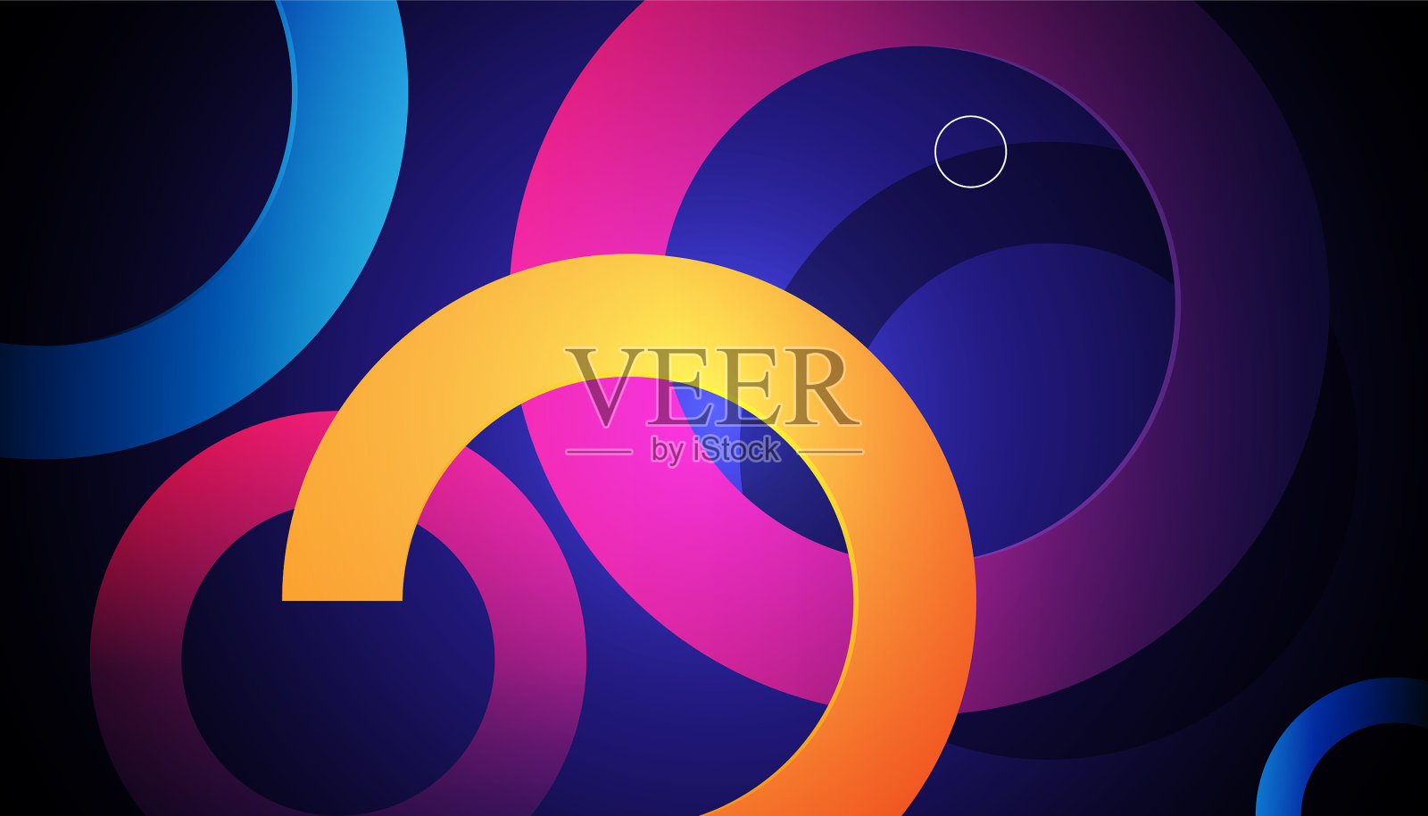 色彩丰富的现代抽象背景设计插画图片素材