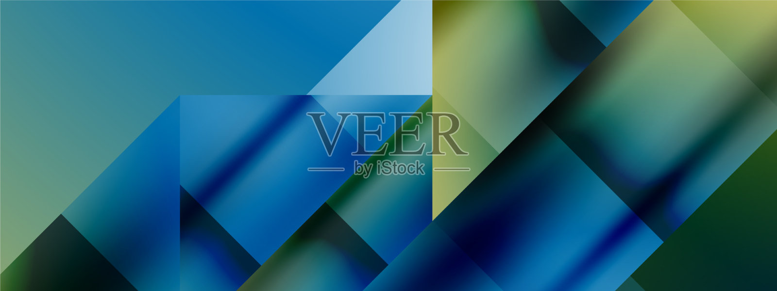 生动的抽象在无缝中展开三角形插画图片素材