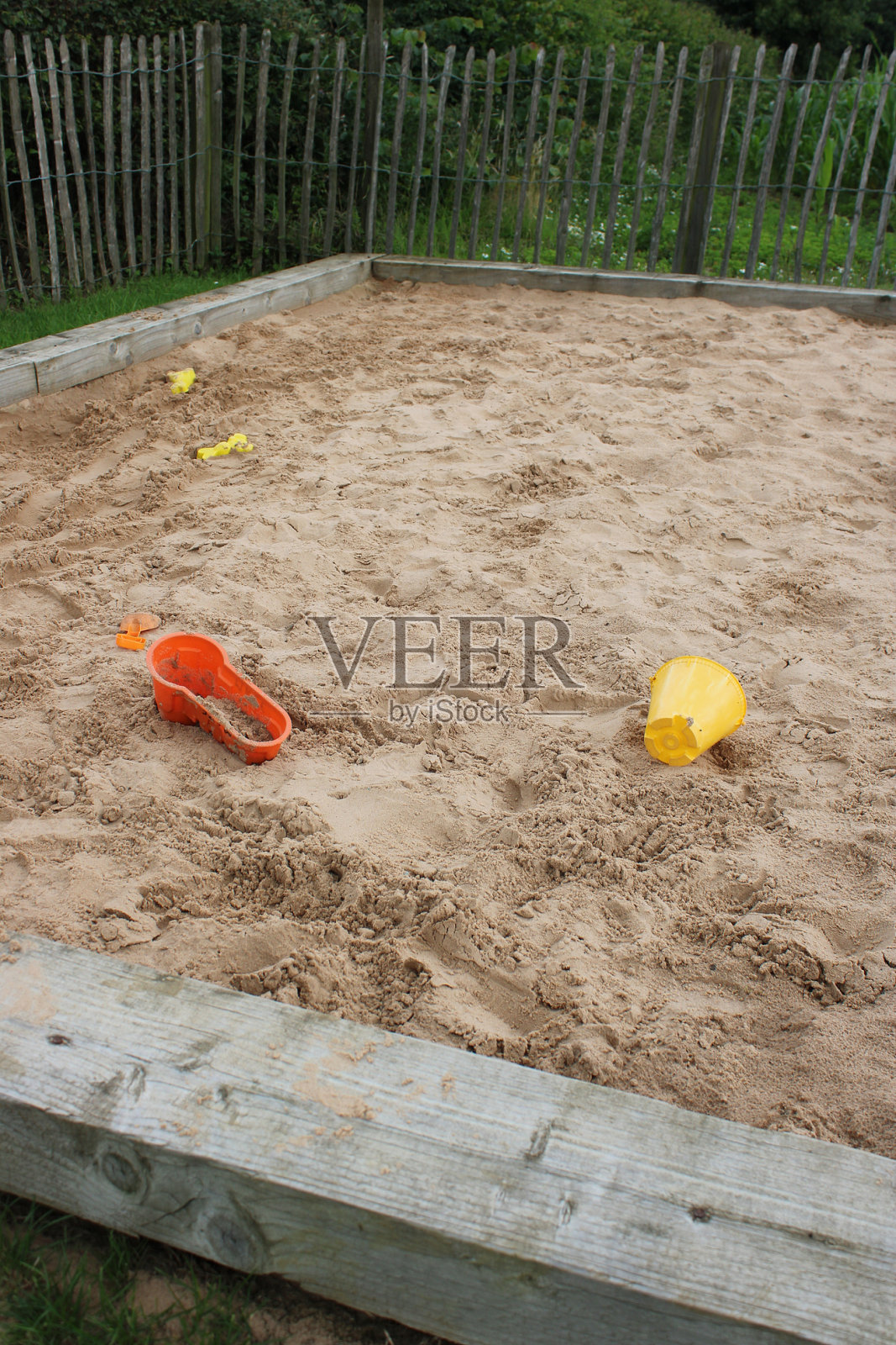 户外儿童沙坑照片摄影图片