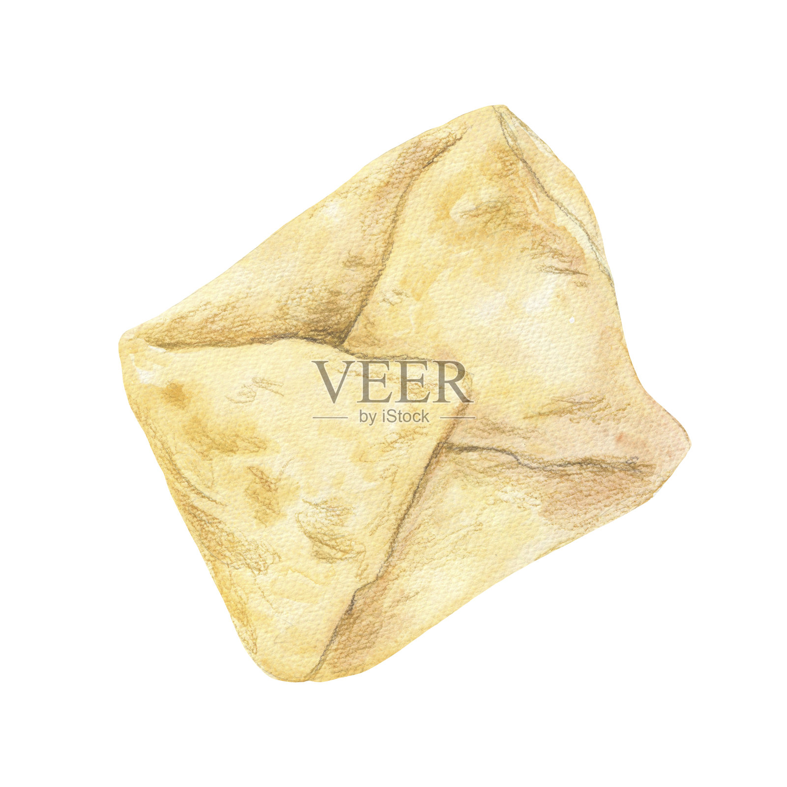 哈恰布里配奶酪。格鲁吉亚奶酪面包插画图片素材