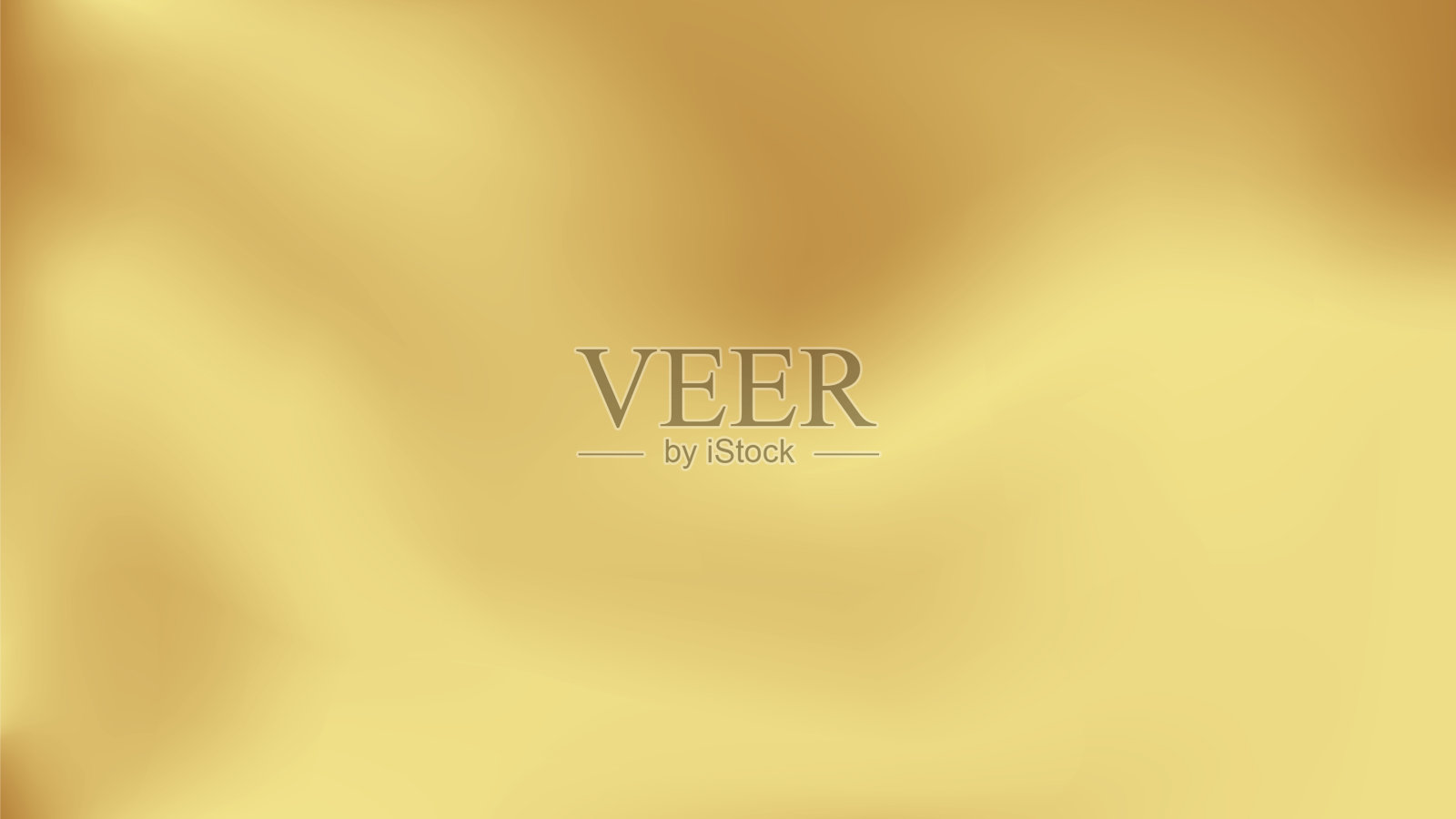 金色抽象模糊渐变背景。矢量插图。插画图片素材