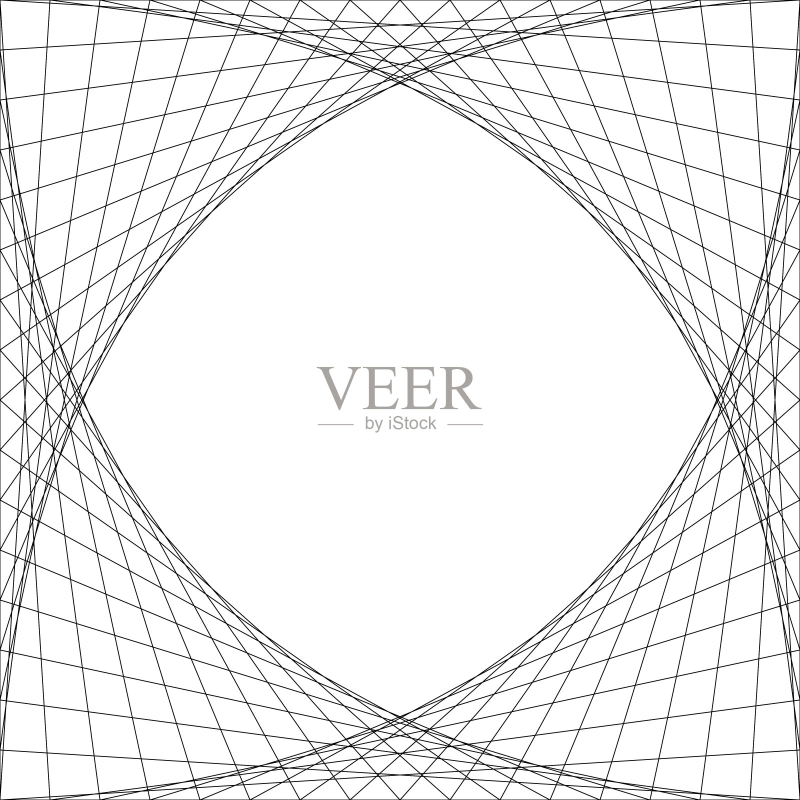 带有复制空间的网格框架插画图片素材