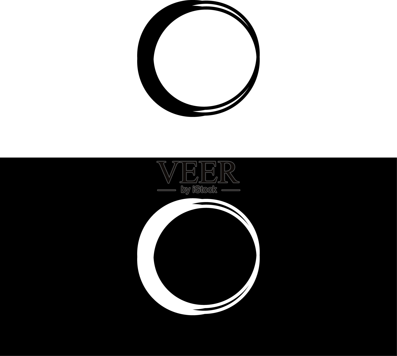 圆形标志模板设计圆形椭圆标志设计元素图片