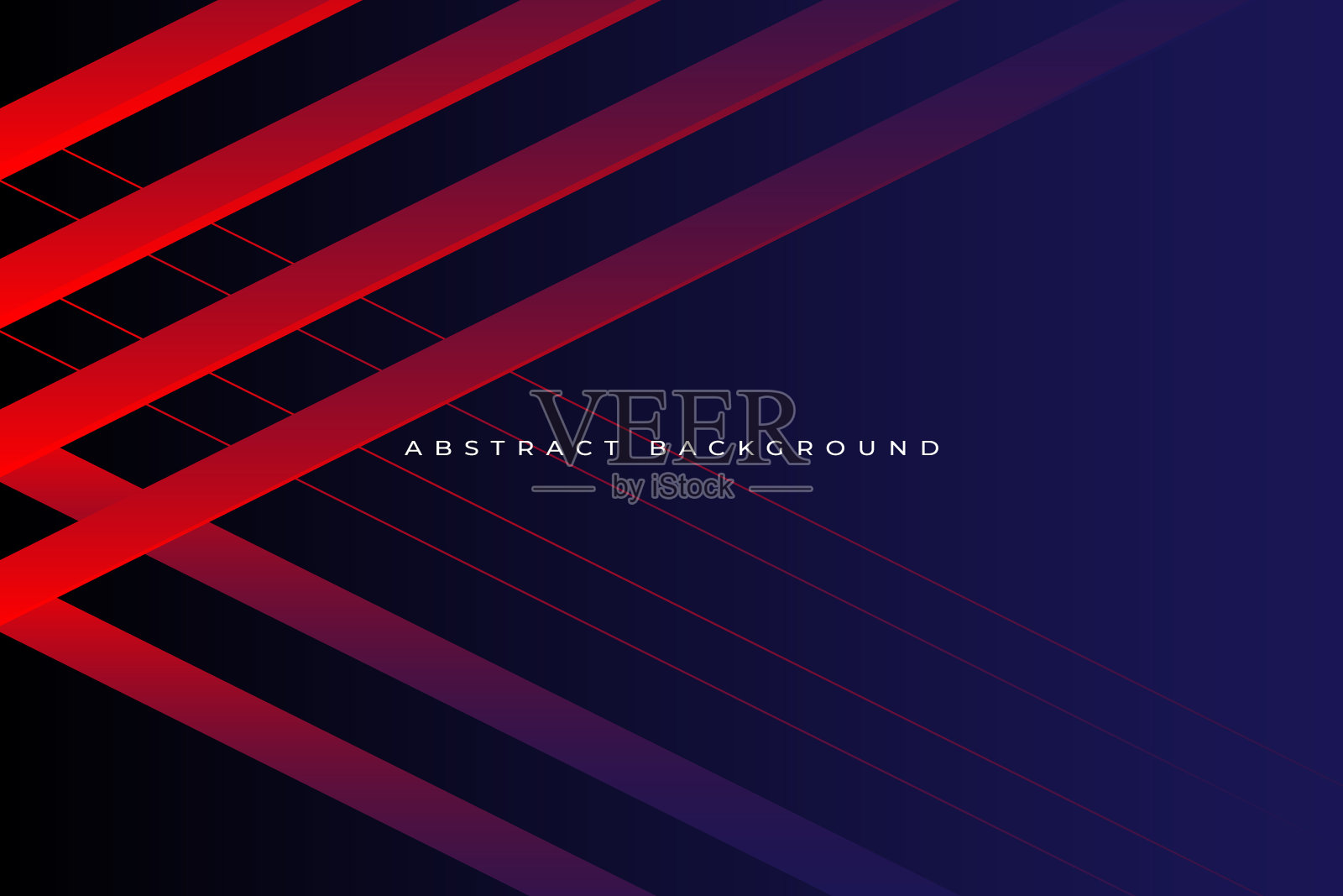 红色和蓝色的渐变抽象在一个黑暗插画图片素材