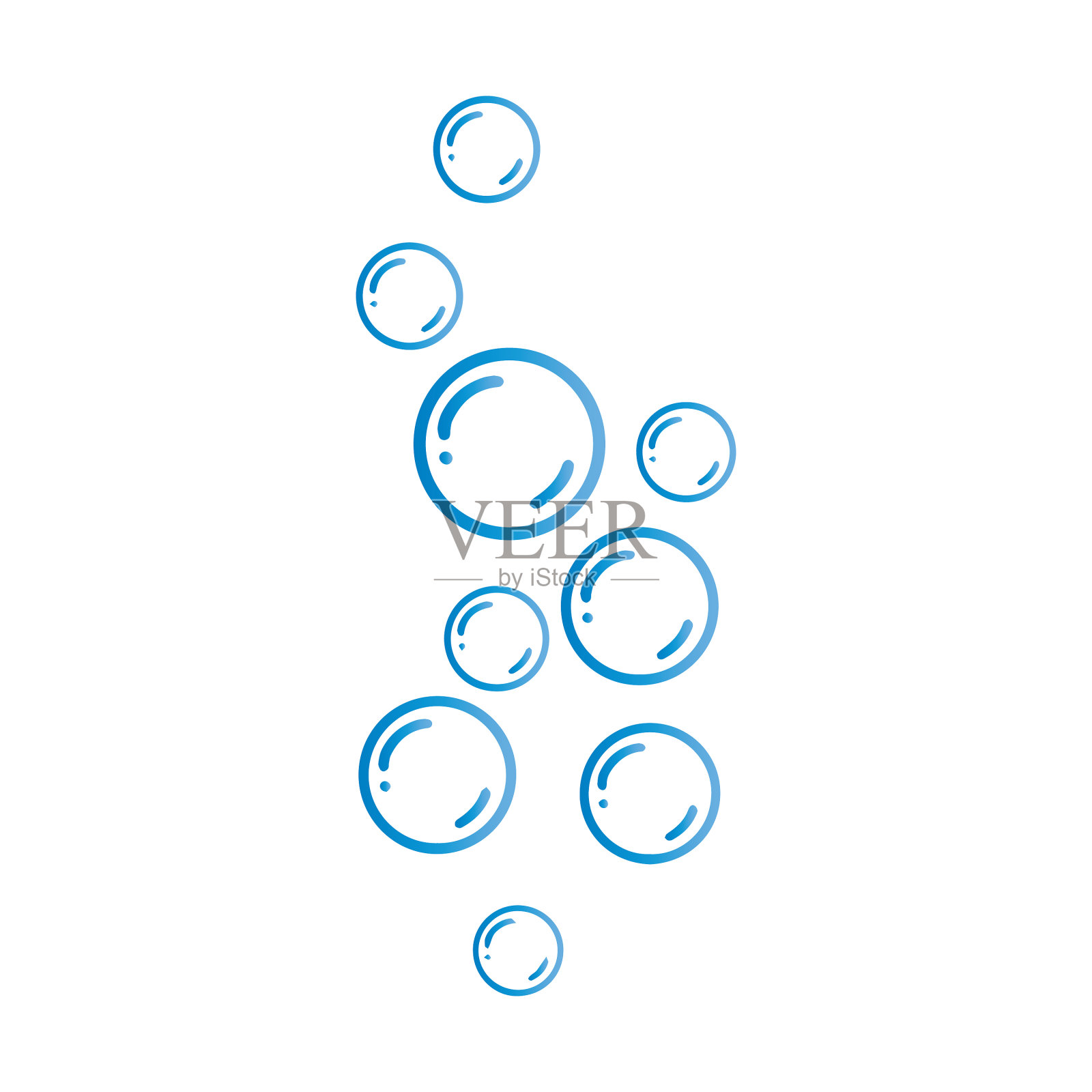 泡水插画图片素材