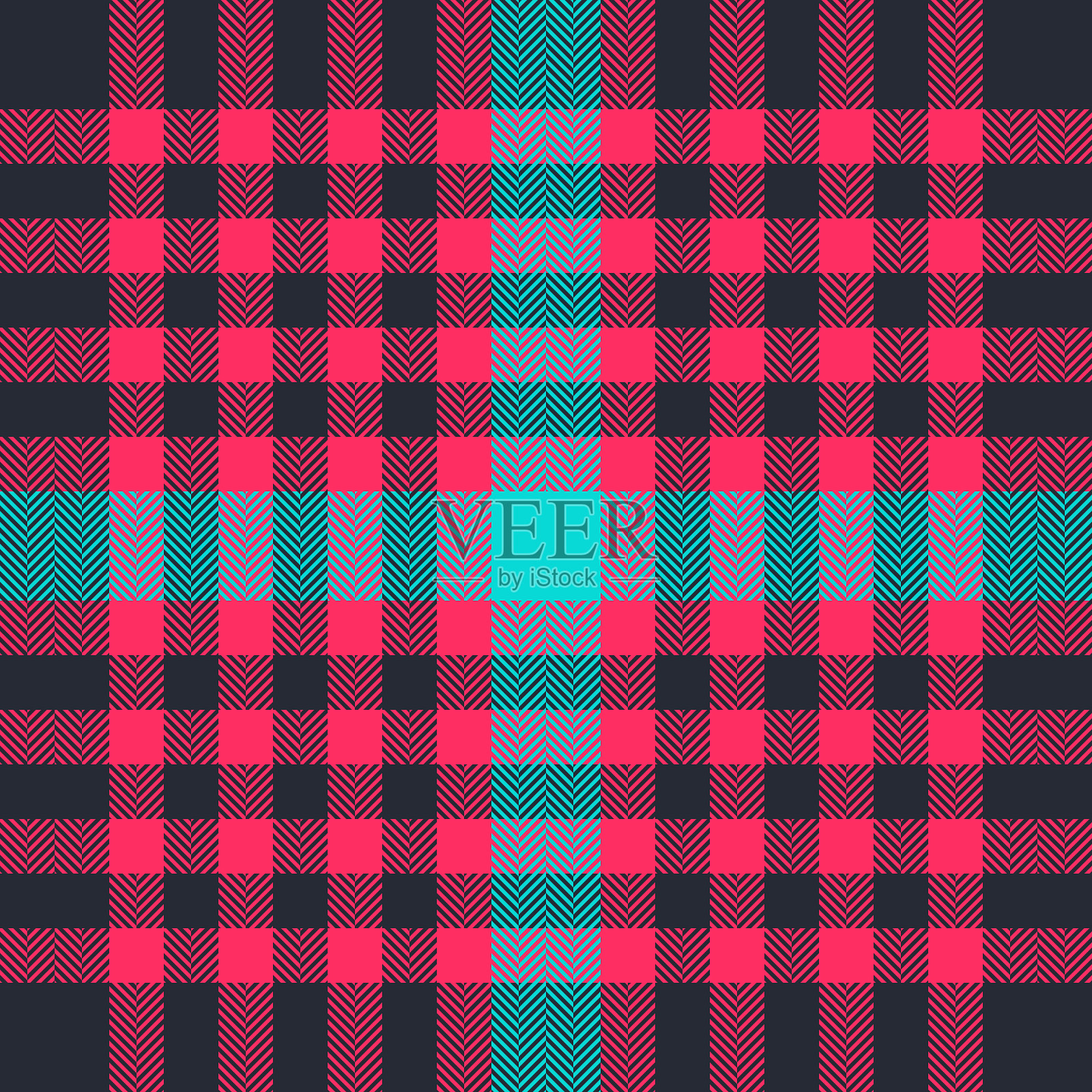 格纹格纹织物的纺织格子呢插画图片素材