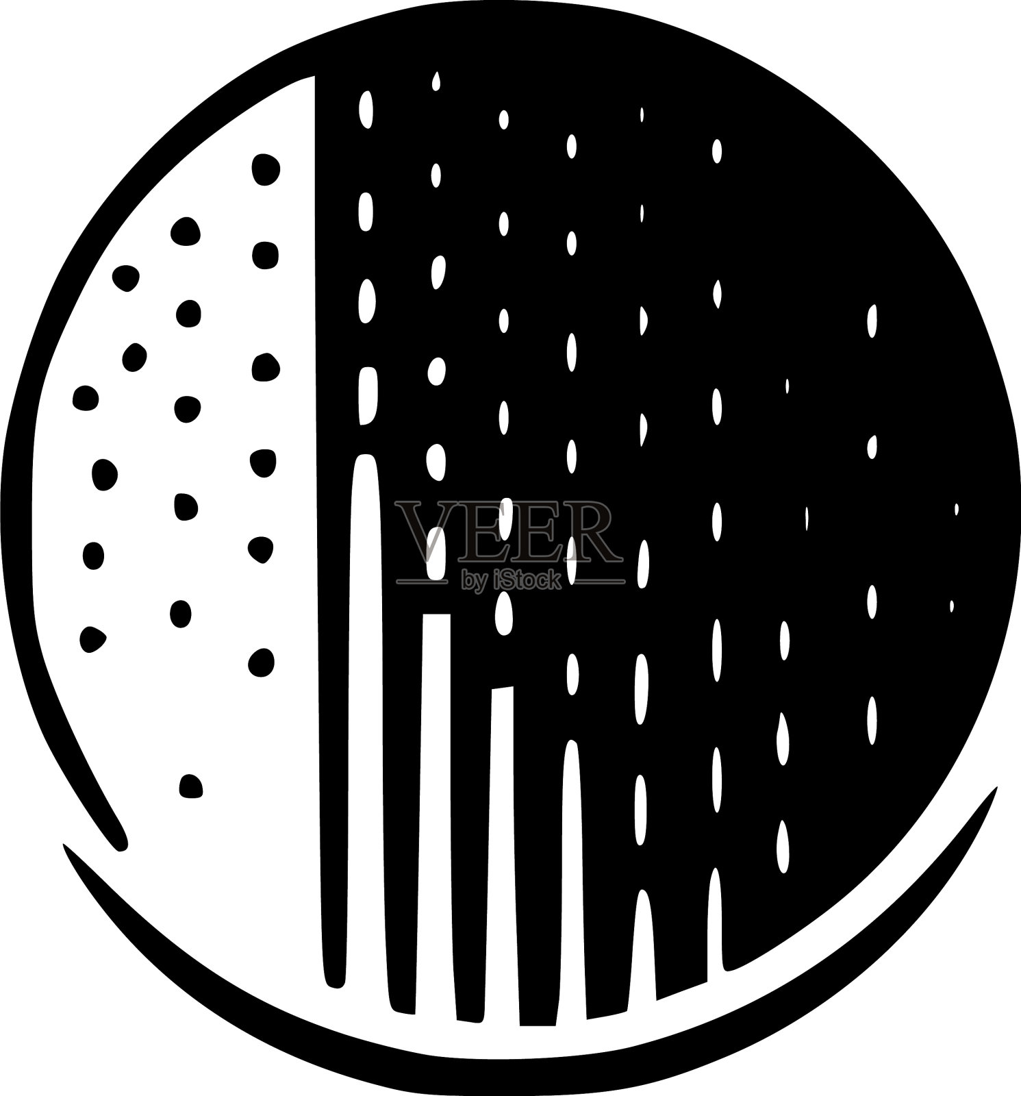 纹理-极简主义和扁平的标志插画图片素材