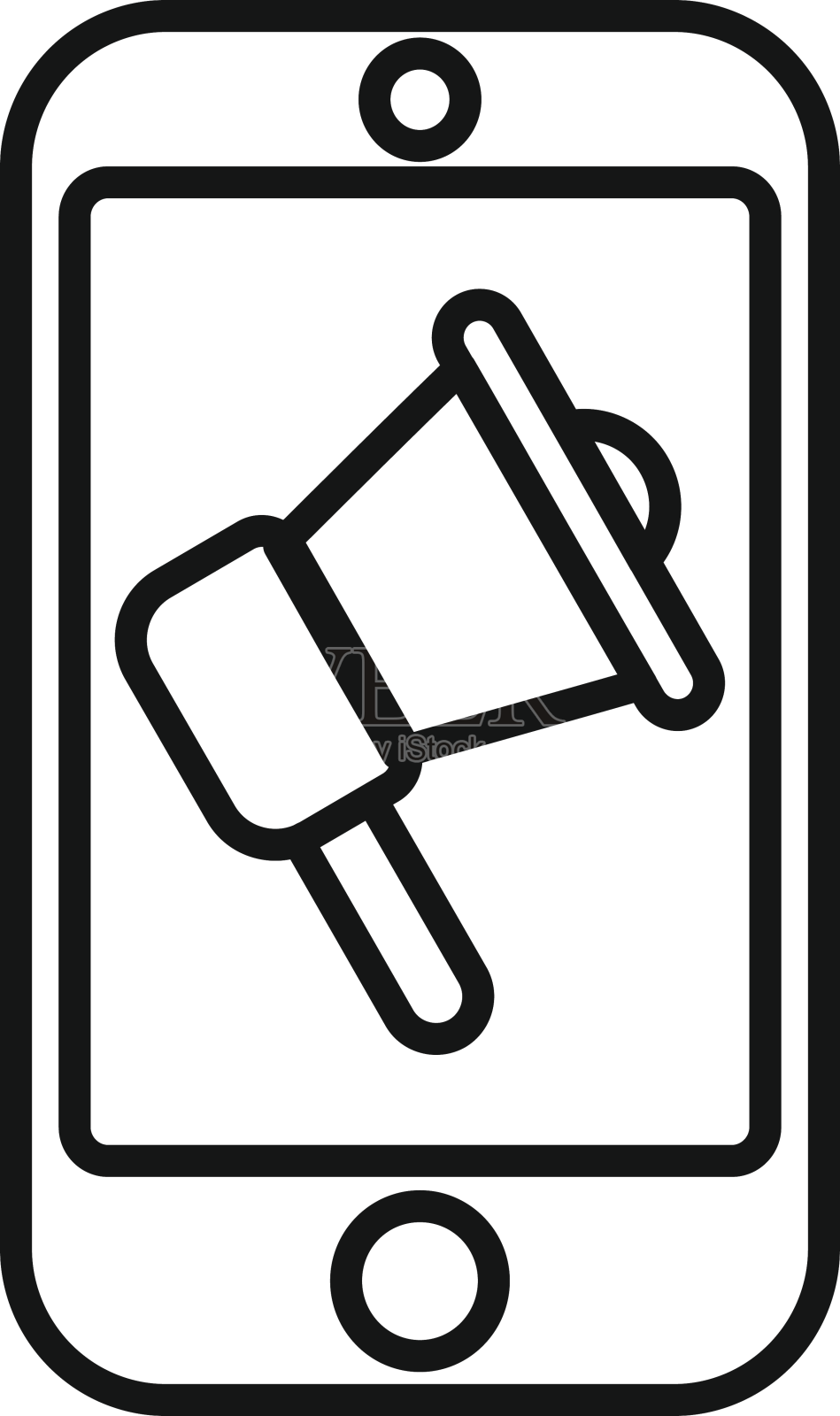 电话新闻图标概述在线消息设计元素图片