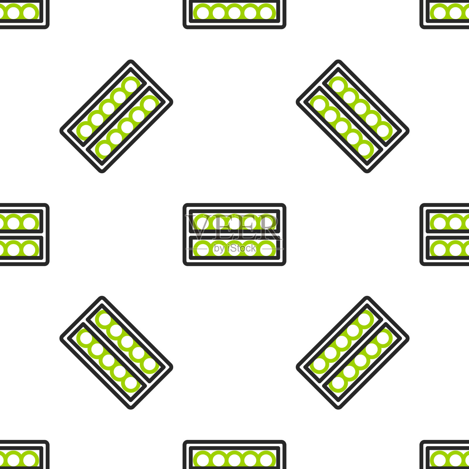 线台球上有一个孤立的台球图标插画图片素材