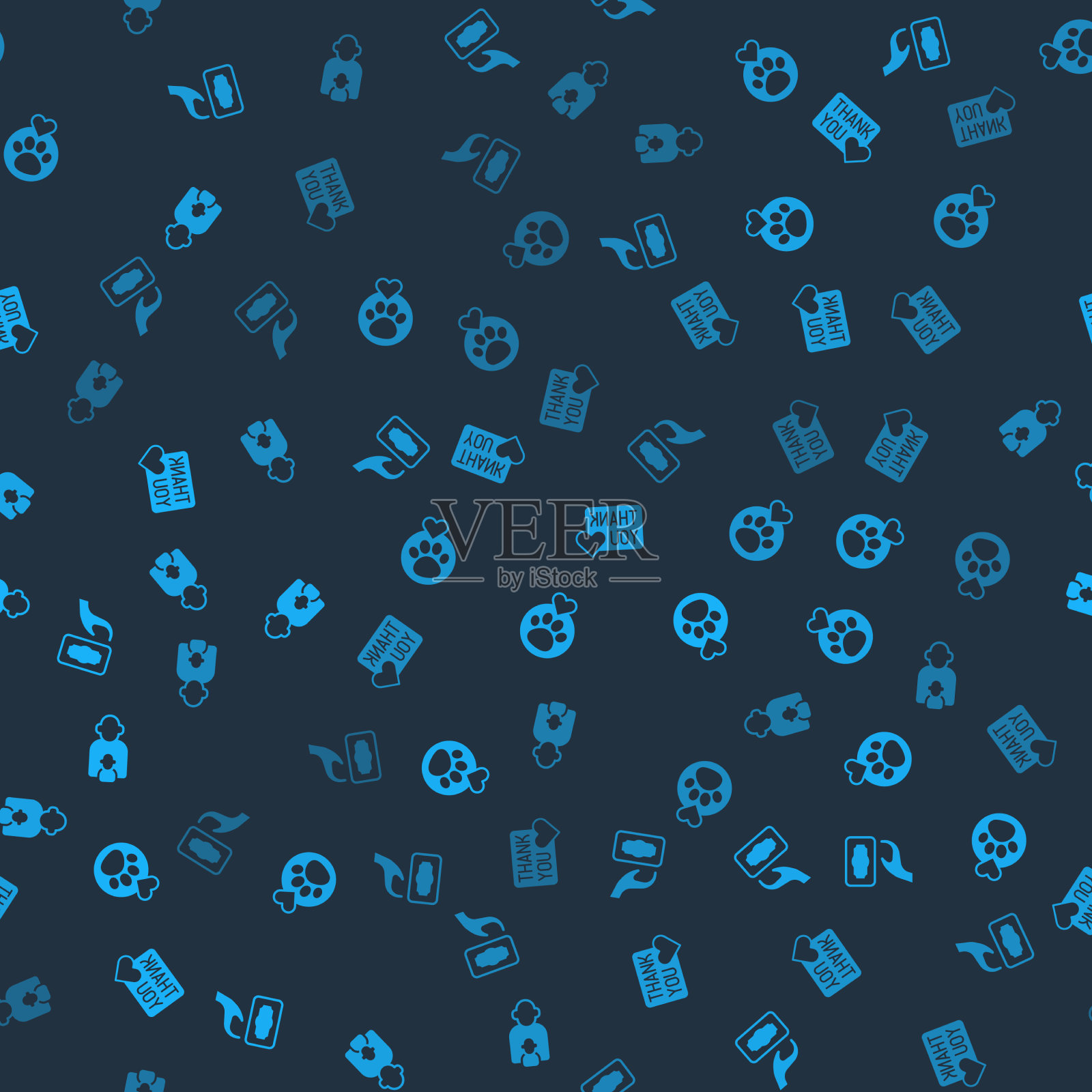 与动物一起树立捐赠和慈善的心插画图片素材