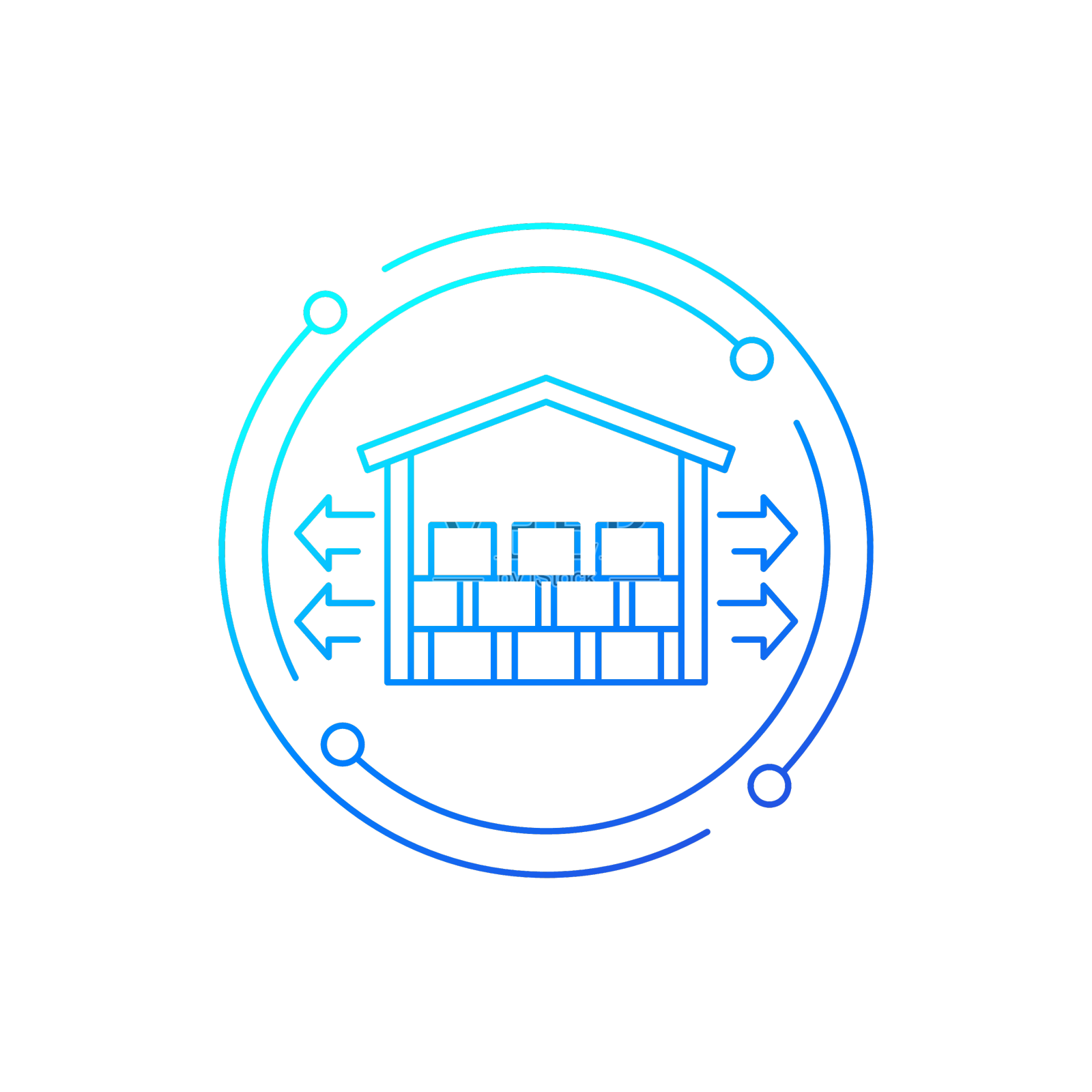 存储和分配图标线性设计设计元素图片