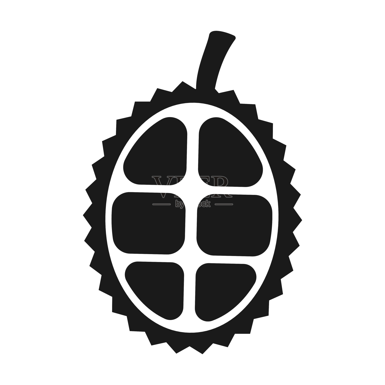 榴莲图标设计元素图片