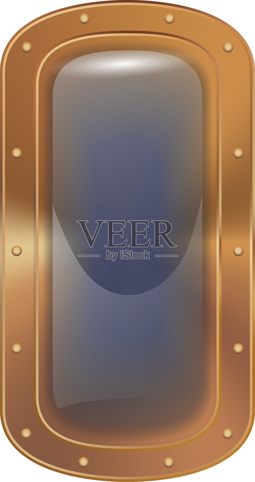 舷窗图标安全圆形金属飞船设计元素图片