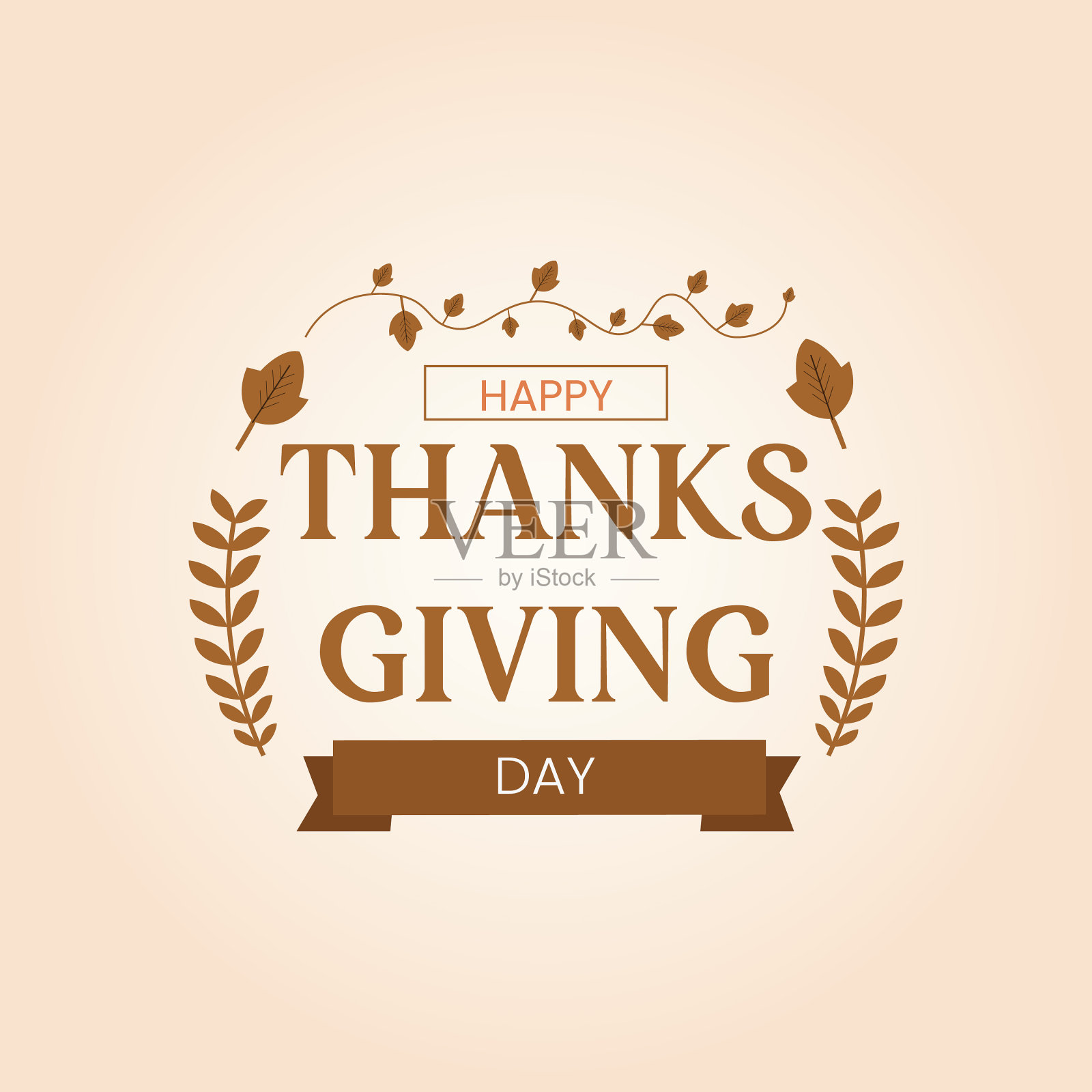 感恩节版式海报感恩节上插画图片素材