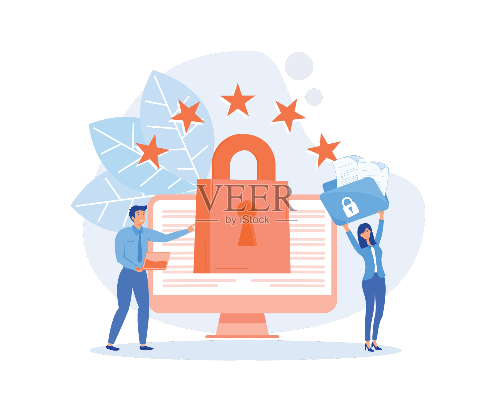 一般隐私保护条例设计元素图片