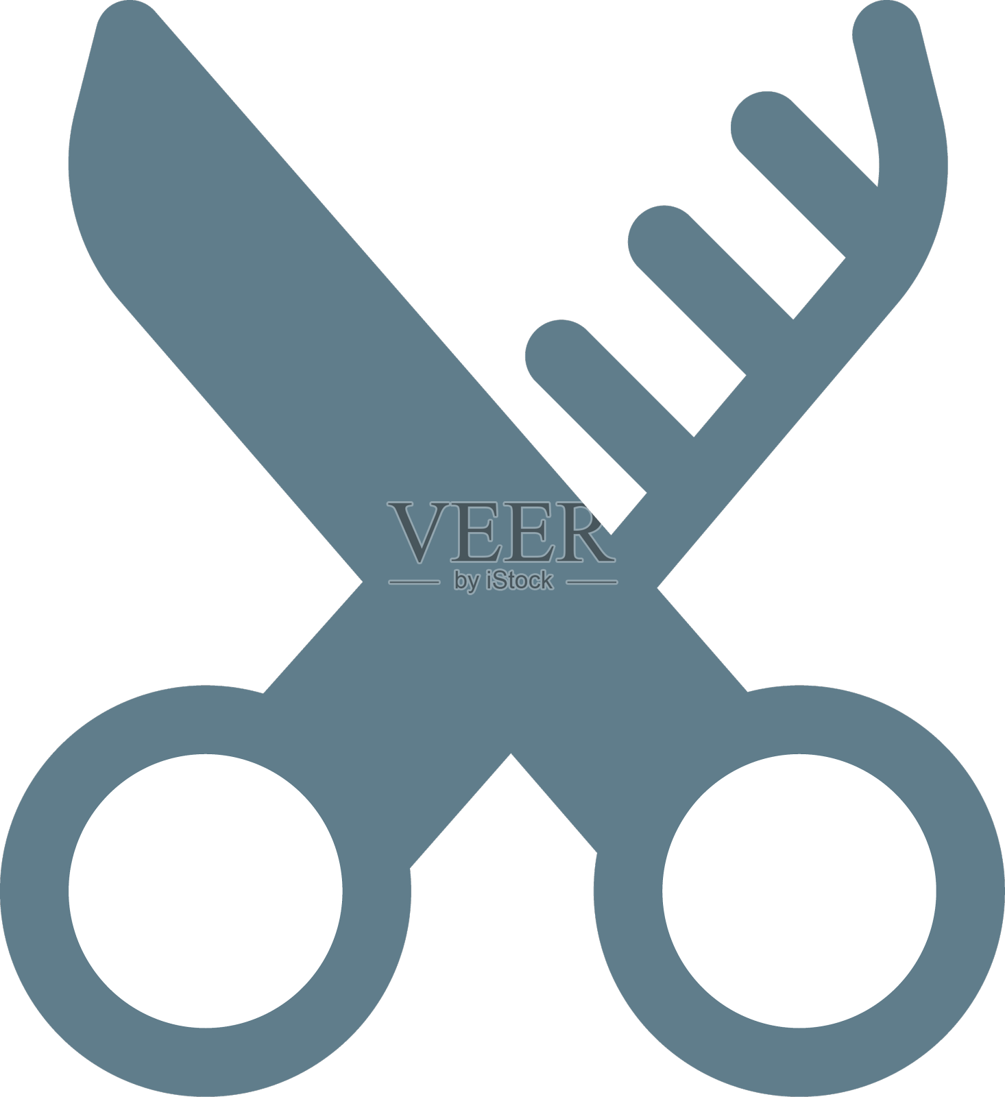 化妆师用的剪刀设计元素图片