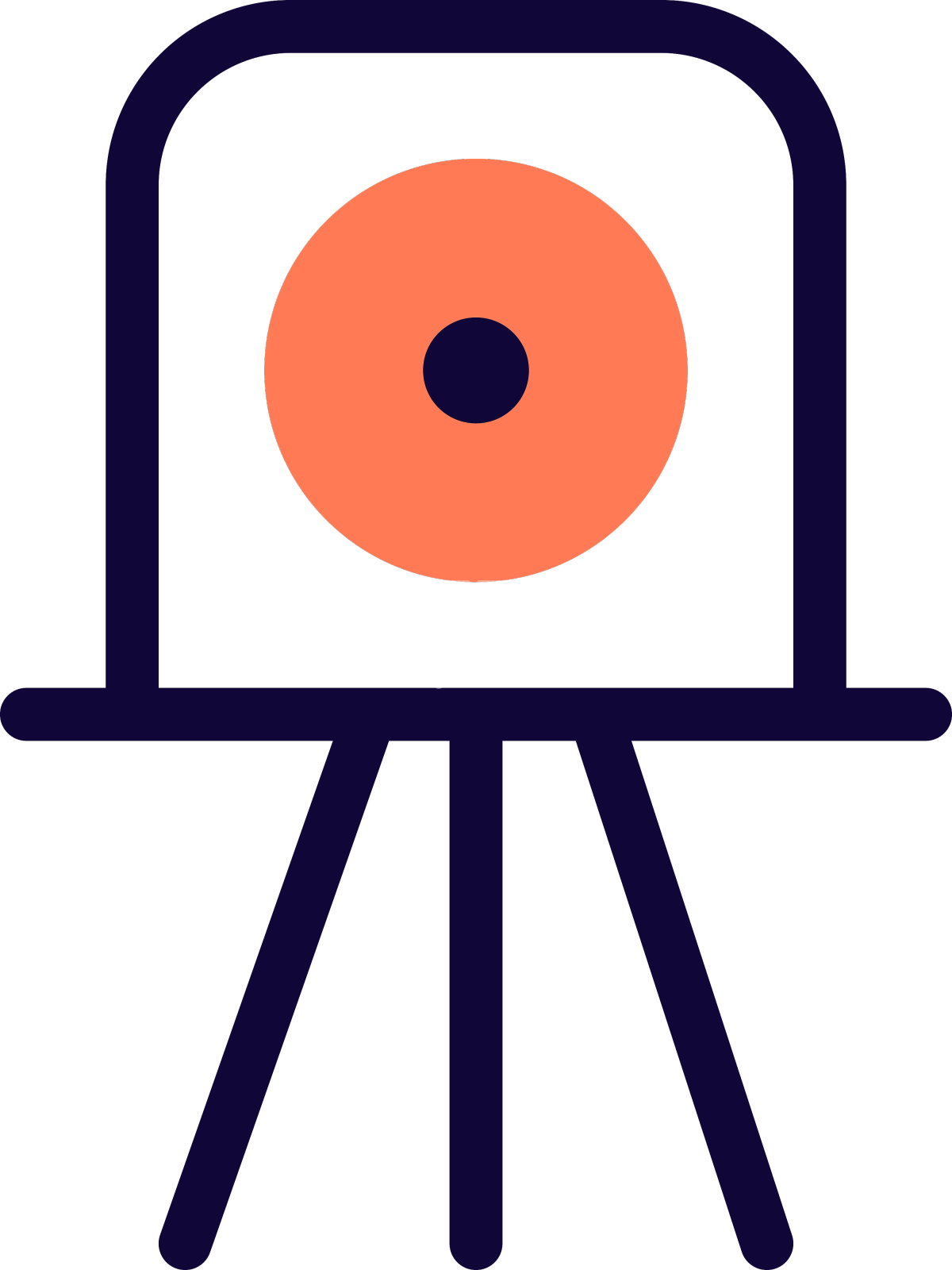 带三脚架的老式相机设计元素图片