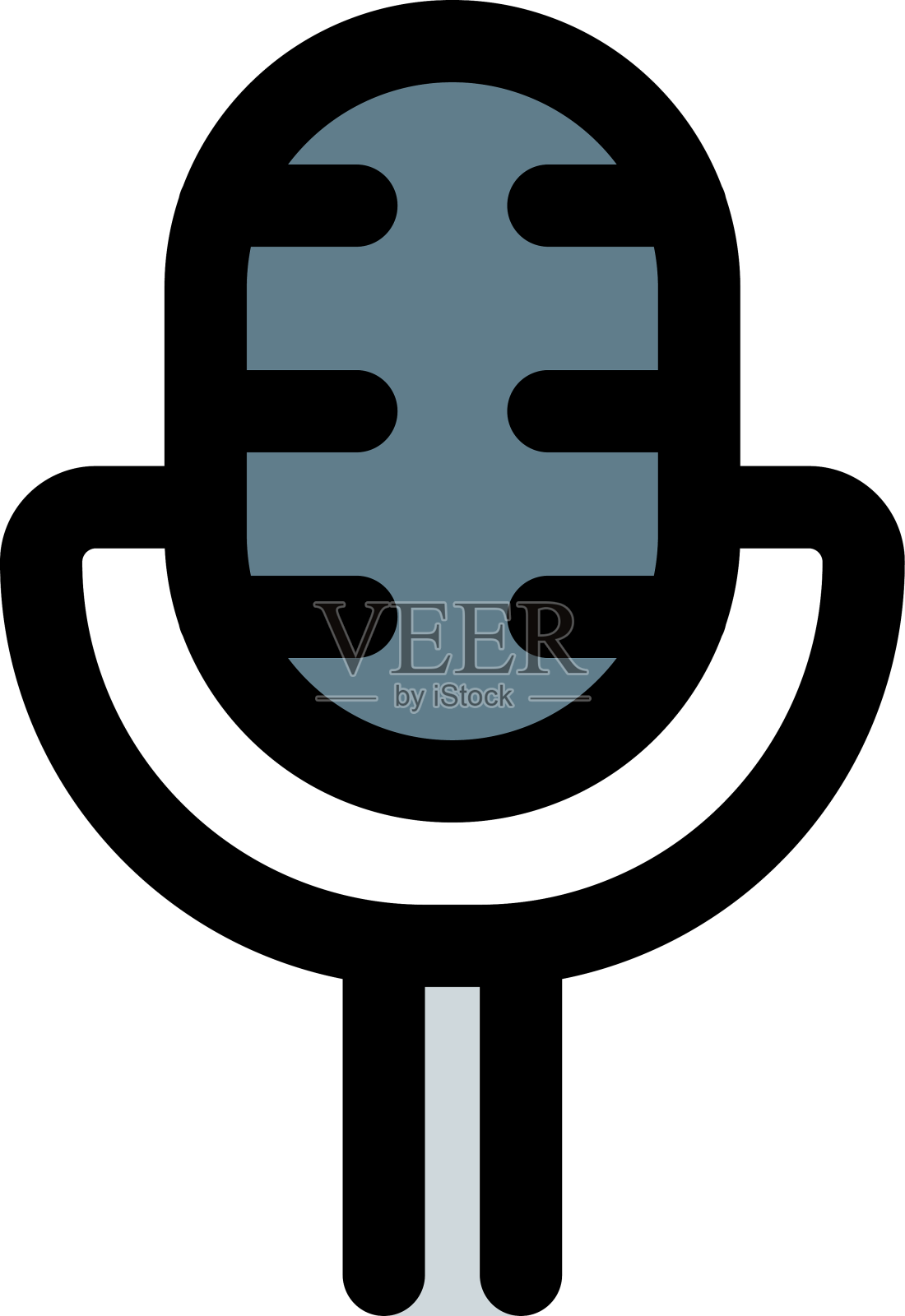 麦克风一种声音捕捉装置，用于设计元素图片