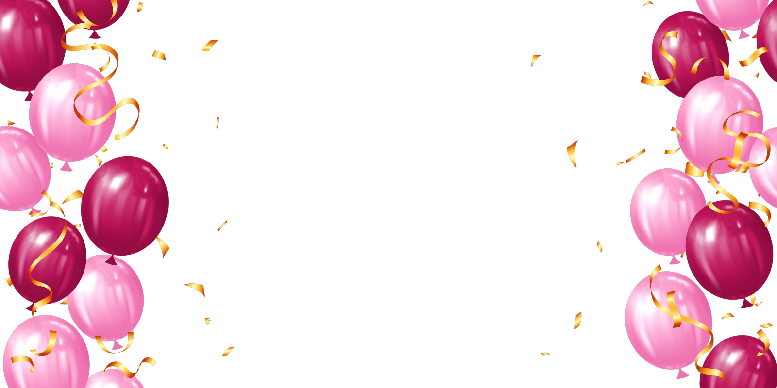 现实的特别优惠与粉红色的气球设计设计元素图片