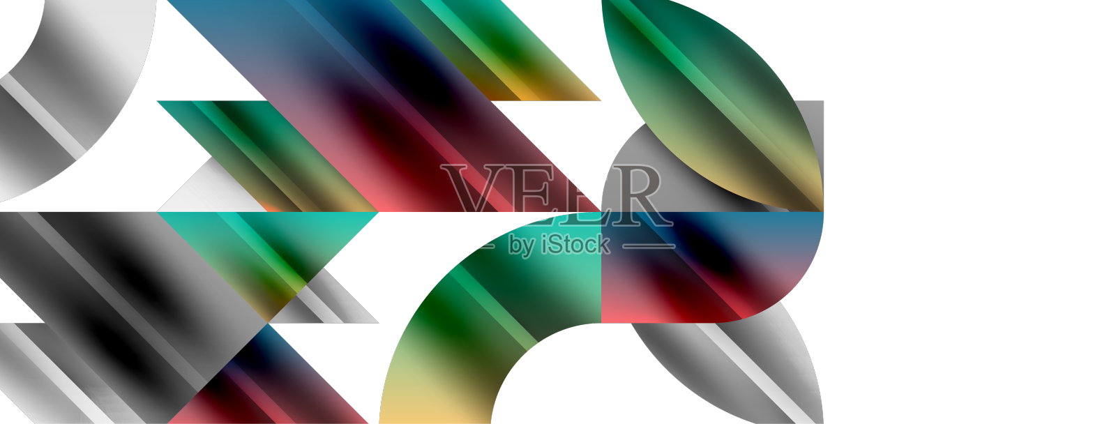 几何抽象背景与抽象设计元素图片