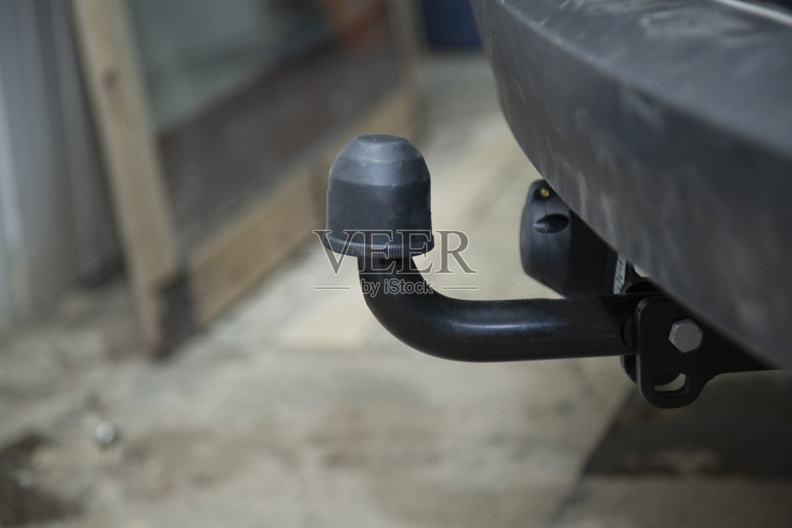 汽车拖杆。照片摄影图片