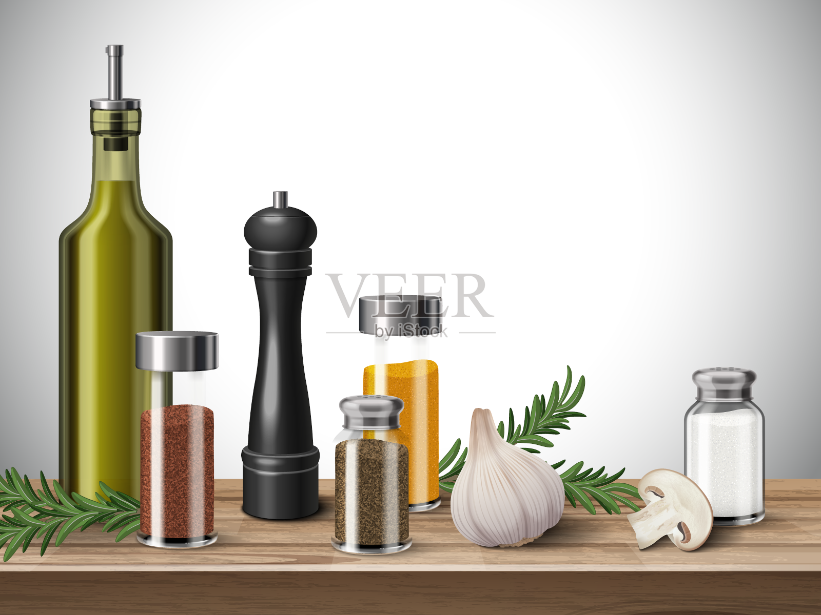 厨房香料设计元素图片