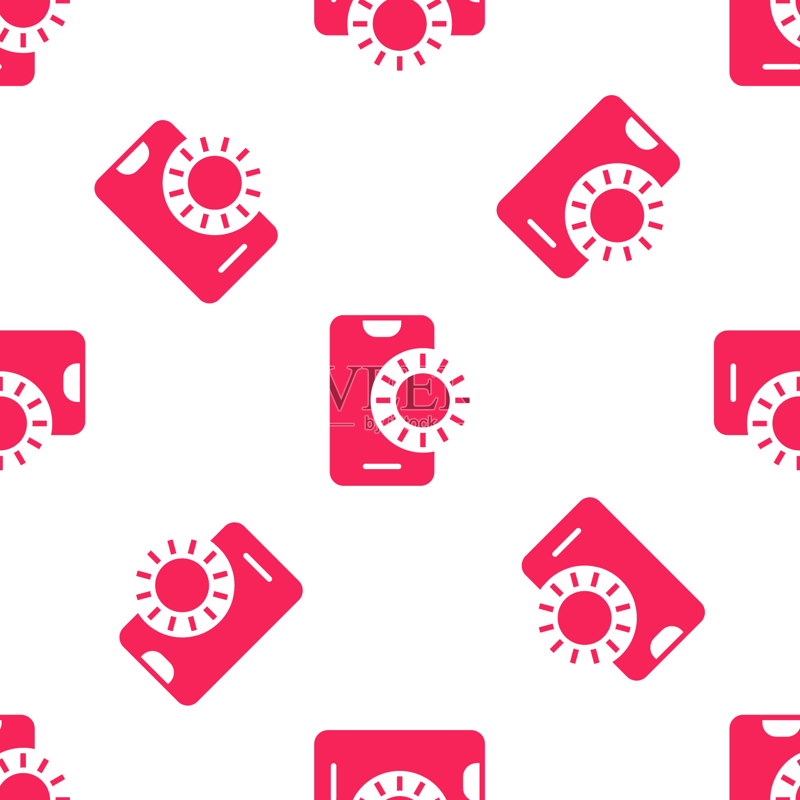 红色在线体育博彩图标隔离无缝设计元素图片