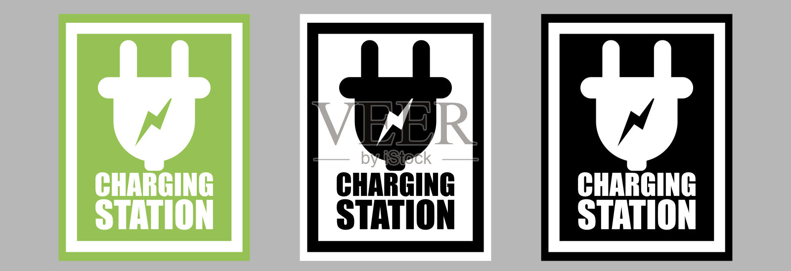 标志ev4插画图片素材