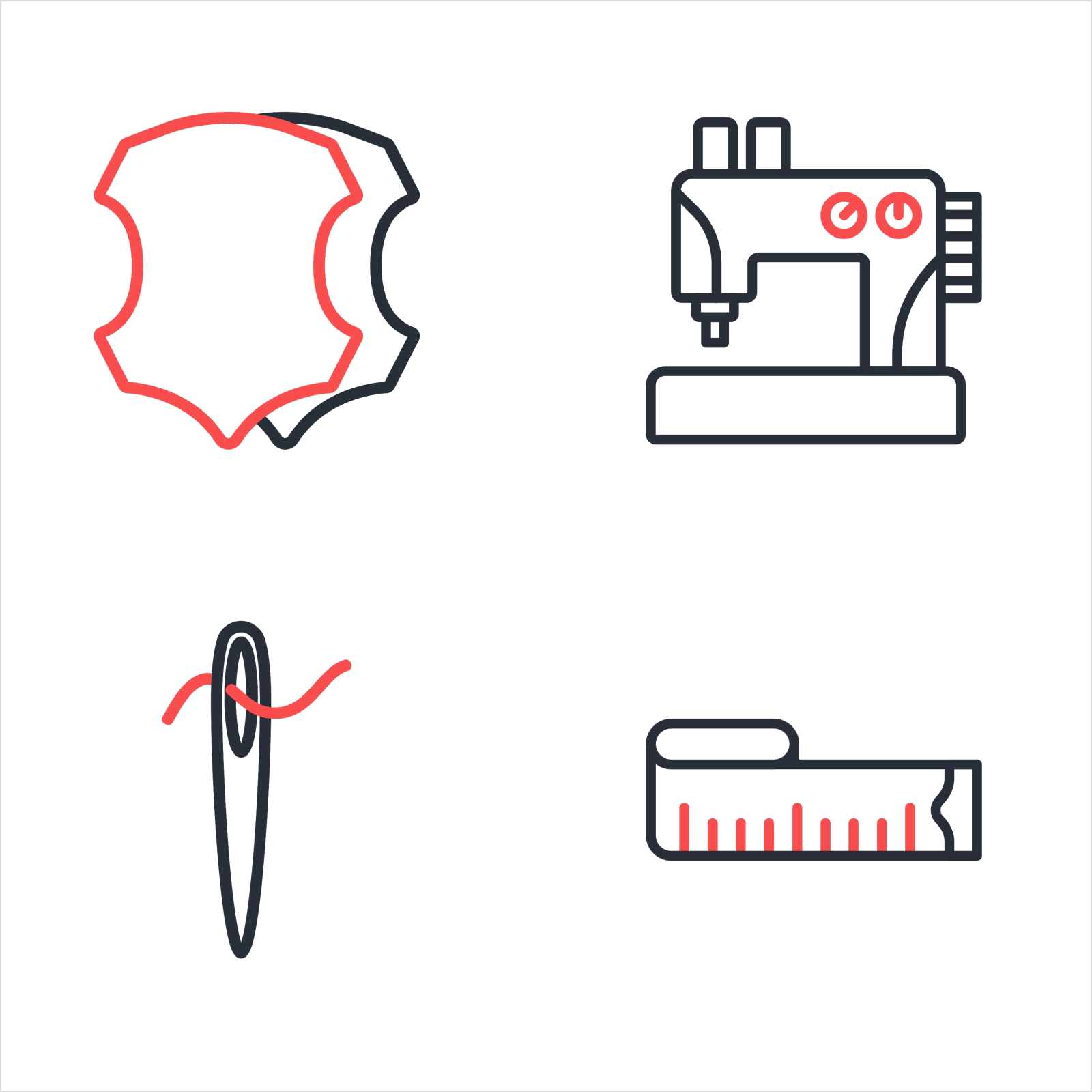 固定线缝纫机针用于缝纫设计元素图片