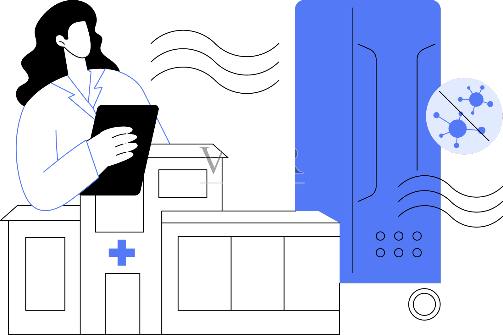 Hepa过滤抽象概念设计元素图片