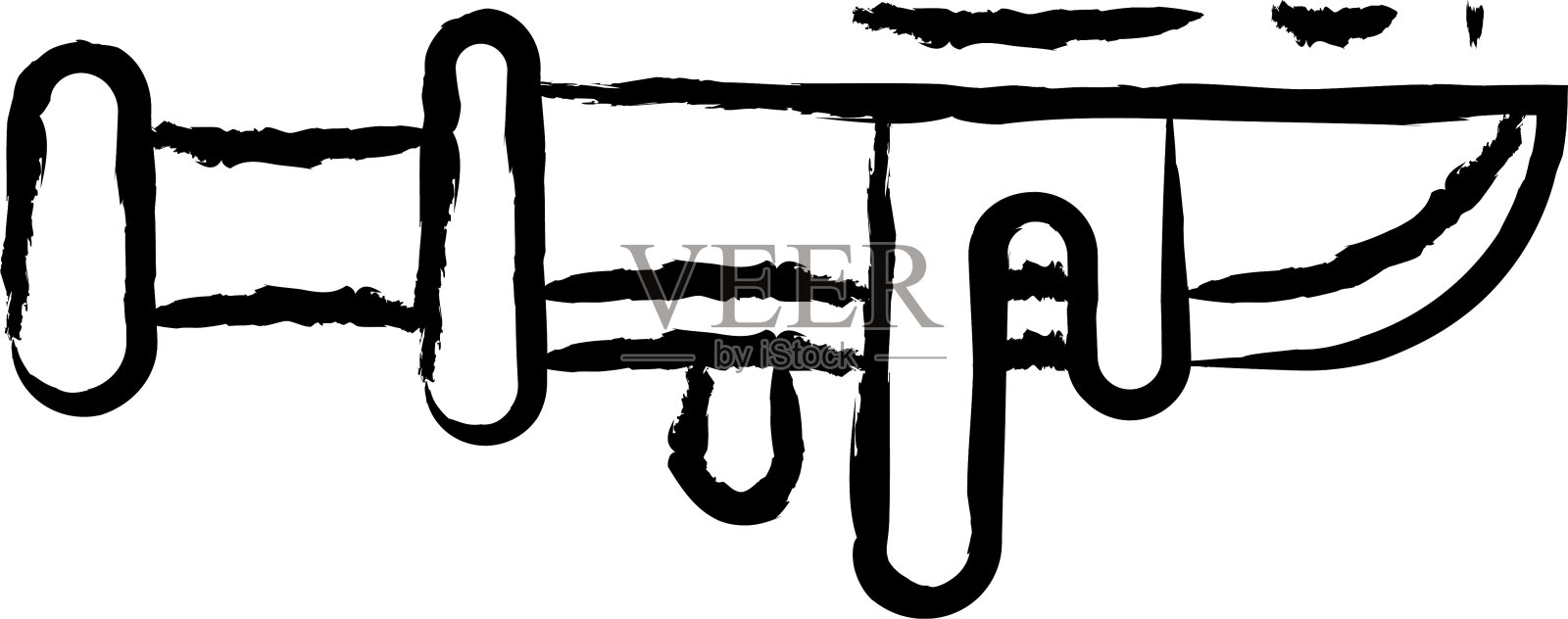 刀手绘矢量插图插画图片素材