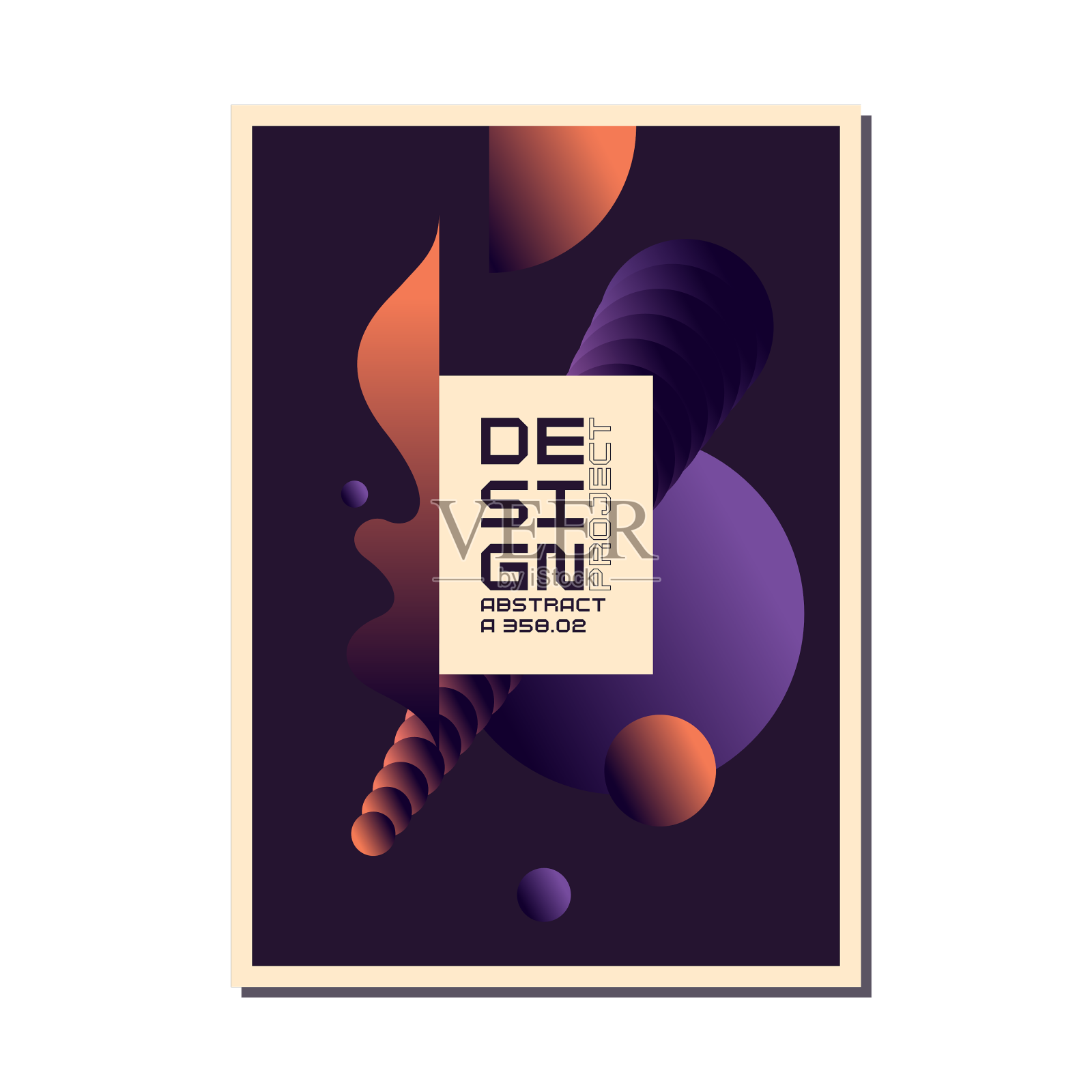 在设计中使用的模板设计元素图片