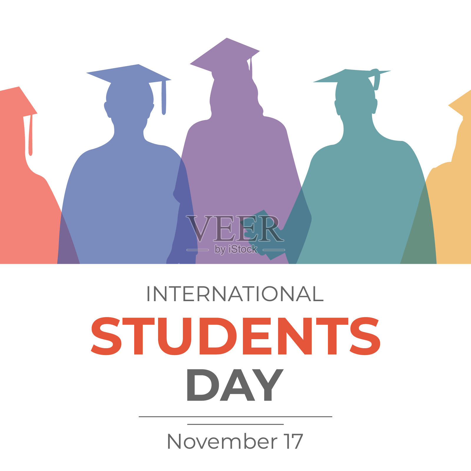 国际学生日插画图片素材