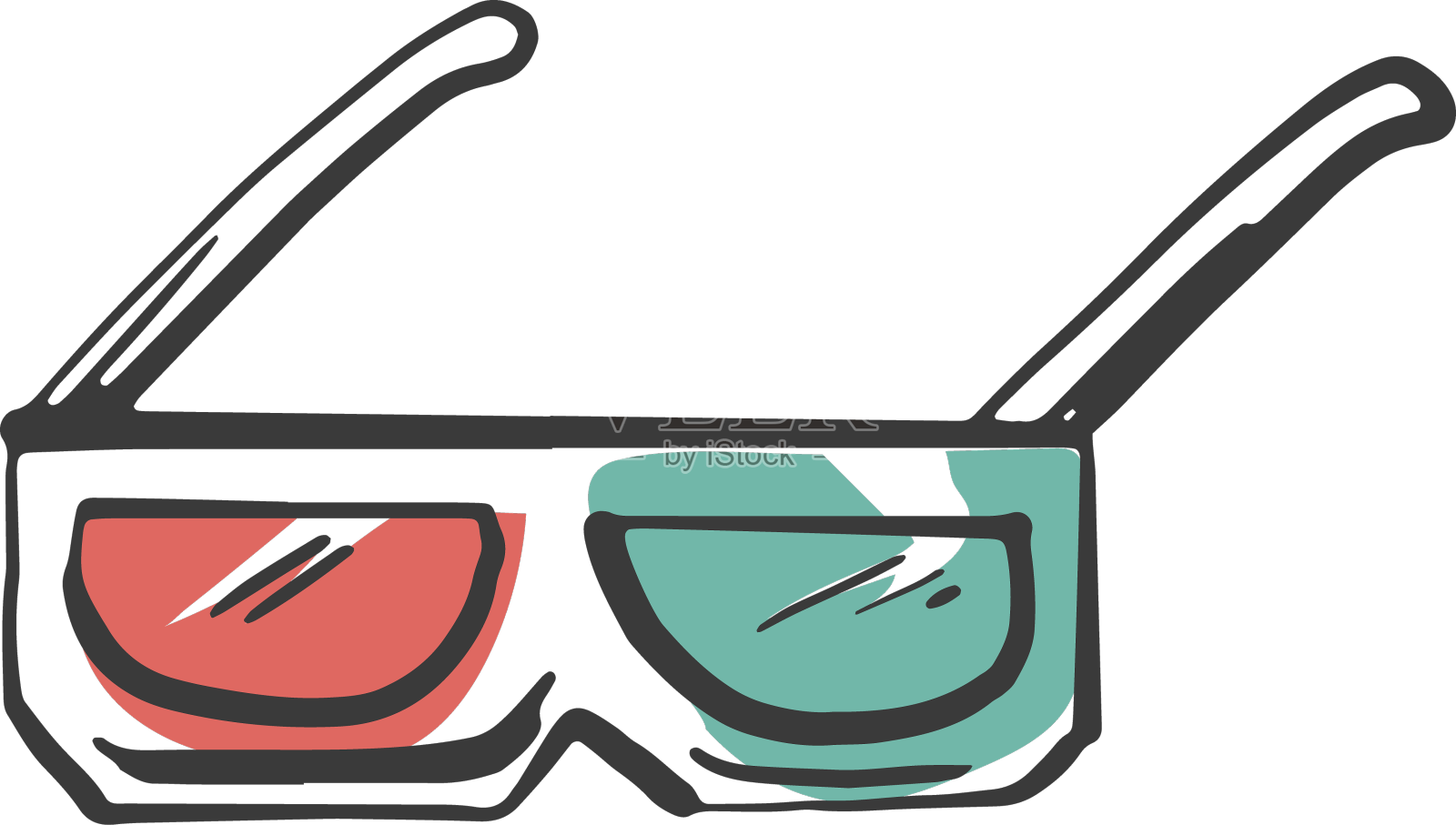 3d眼镜真棒设计元素图片