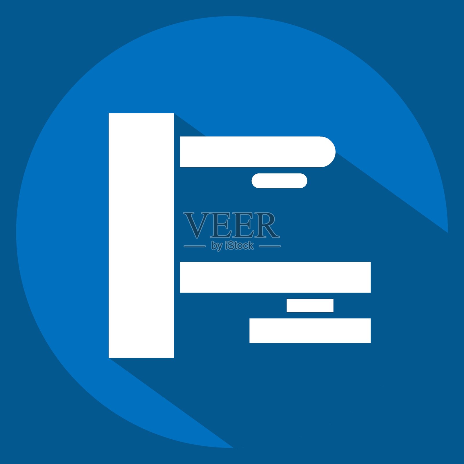 图标放疗。与世界癌症标志有关。长影式。简单的设计可编辑。简单的说明插画图片素材